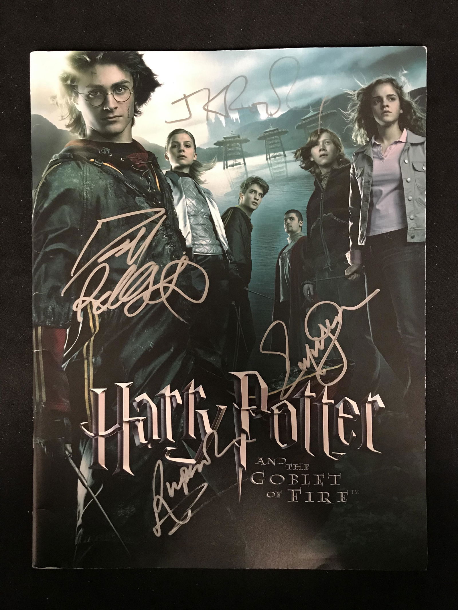 HARRY POTTER SIGNED GOBLET OF FIRE PICTURE BOOK (1 of 3)