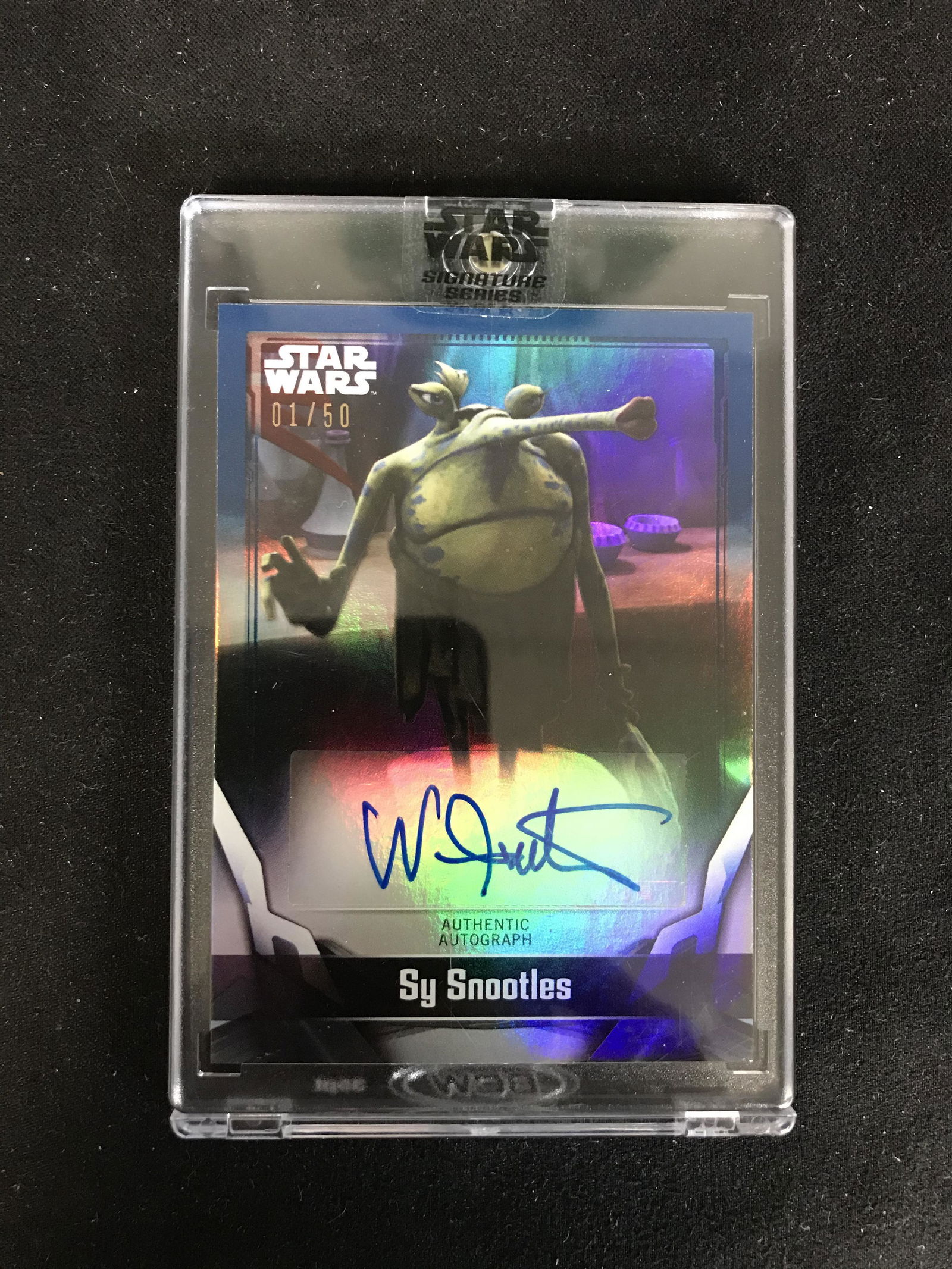 TOPPS STAR WARS #A-NF2 SY SNOOTLES AUTO /50 (1 of 2)