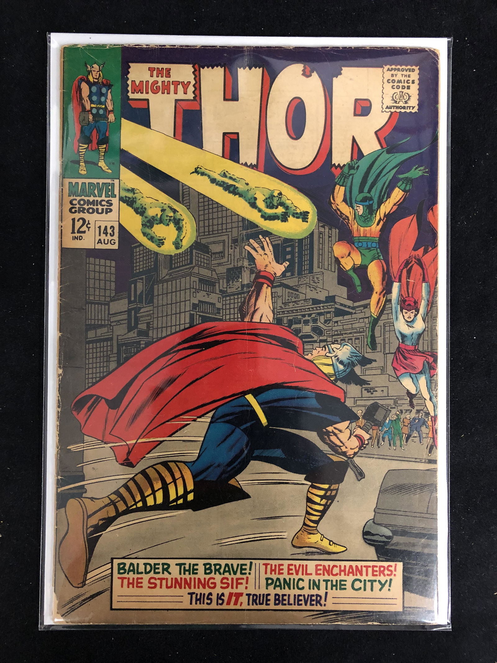 THE MIGHTY THOR #143 (MARVEL COMICS) (1 of 1)