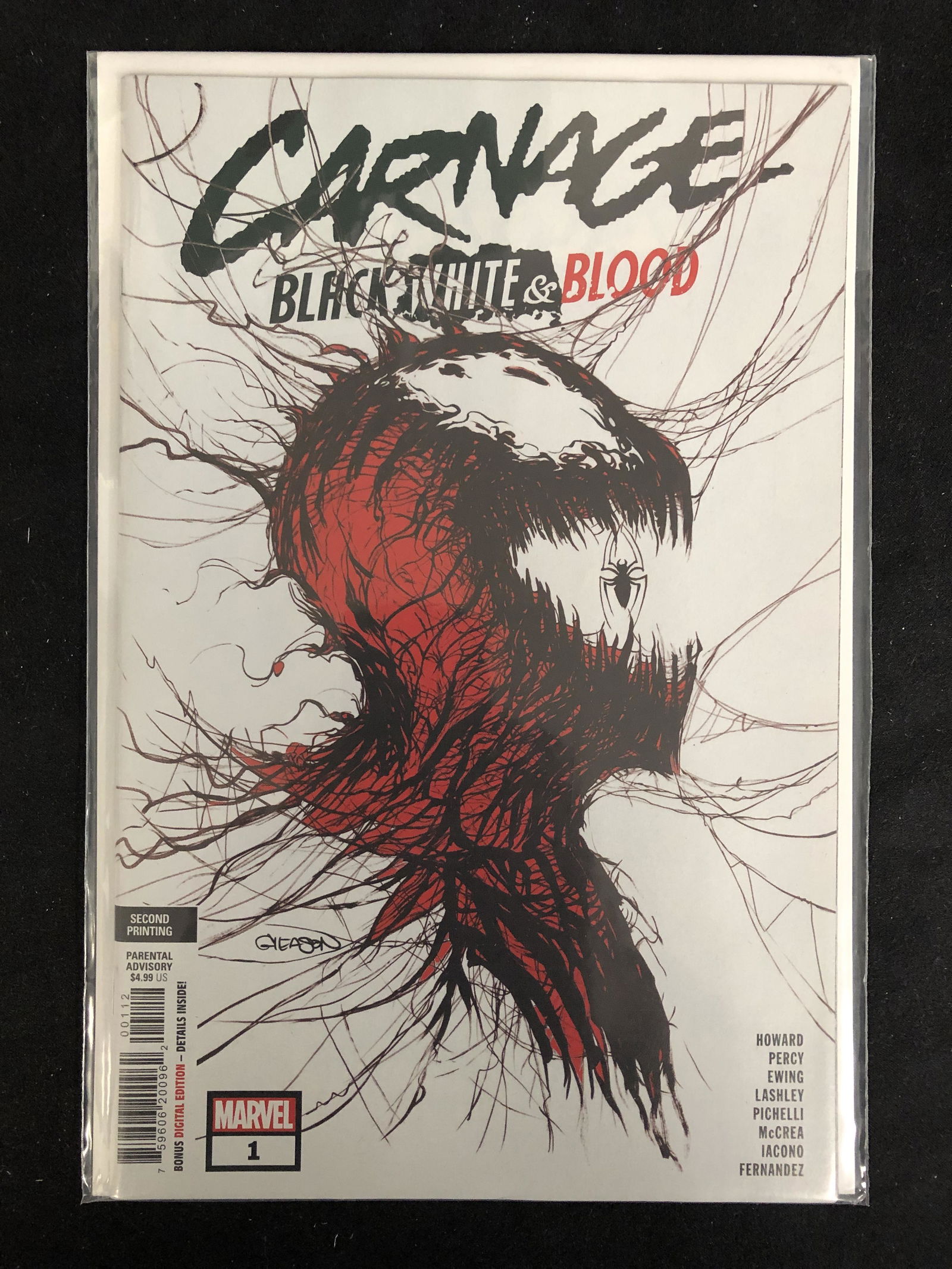 CARNAGE: BLACK, WHITE & BLOOD #1 (MARVEL COMICS) (1 of 1)
