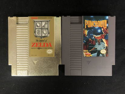 NINTENDO NES VIDEO GAME LOT (Legend of Zelda/ Punch-Out: NINTENDO NES VIDEO GAME LOT (Legend of Zelda/ Punch-Out!)