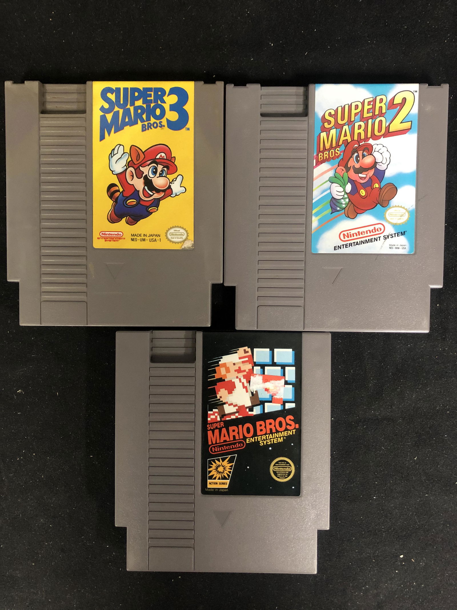 NINTENDO NES VIDEO GAME LOT (Super Mario 2 & 3, Mario B (1 of 1)