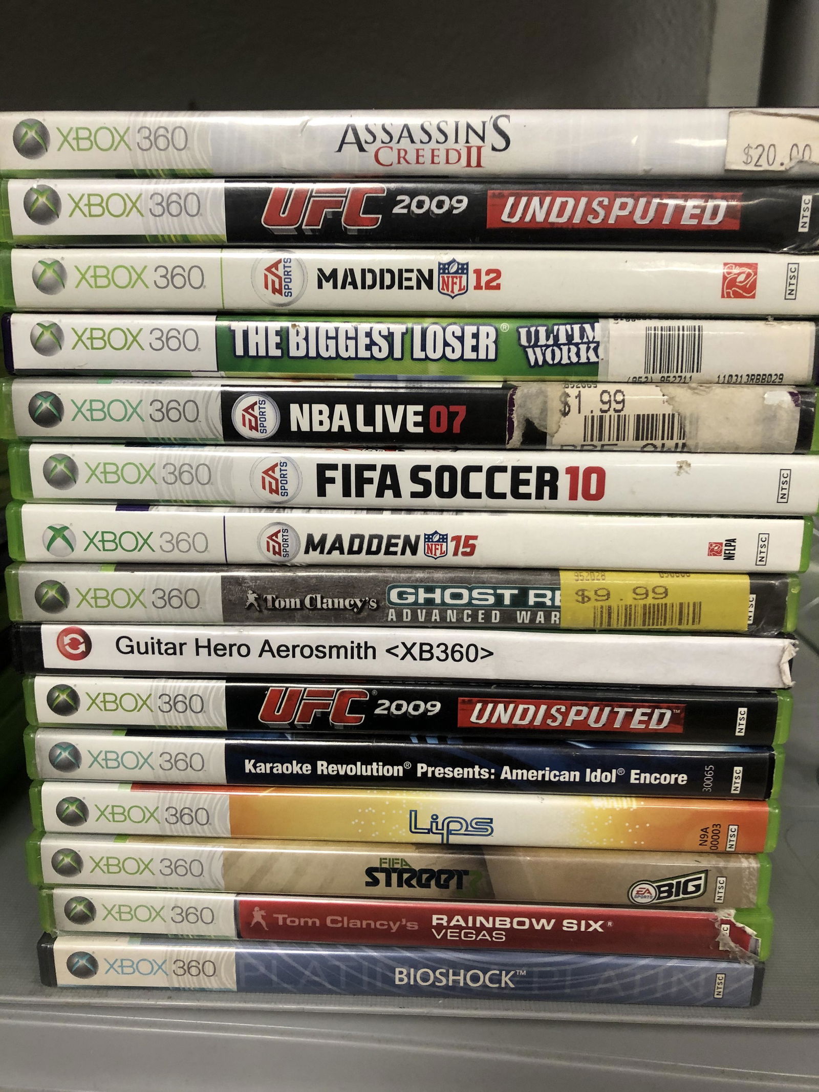 X-BOX 360 VIDEO GAME LOT (1 of 1)