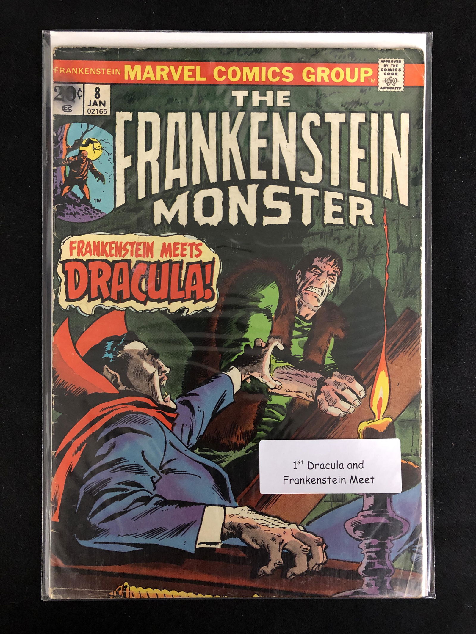 THE FRANKENSTEIN MONSTER #8 (MARVEL COMICS) (1 of 1)
