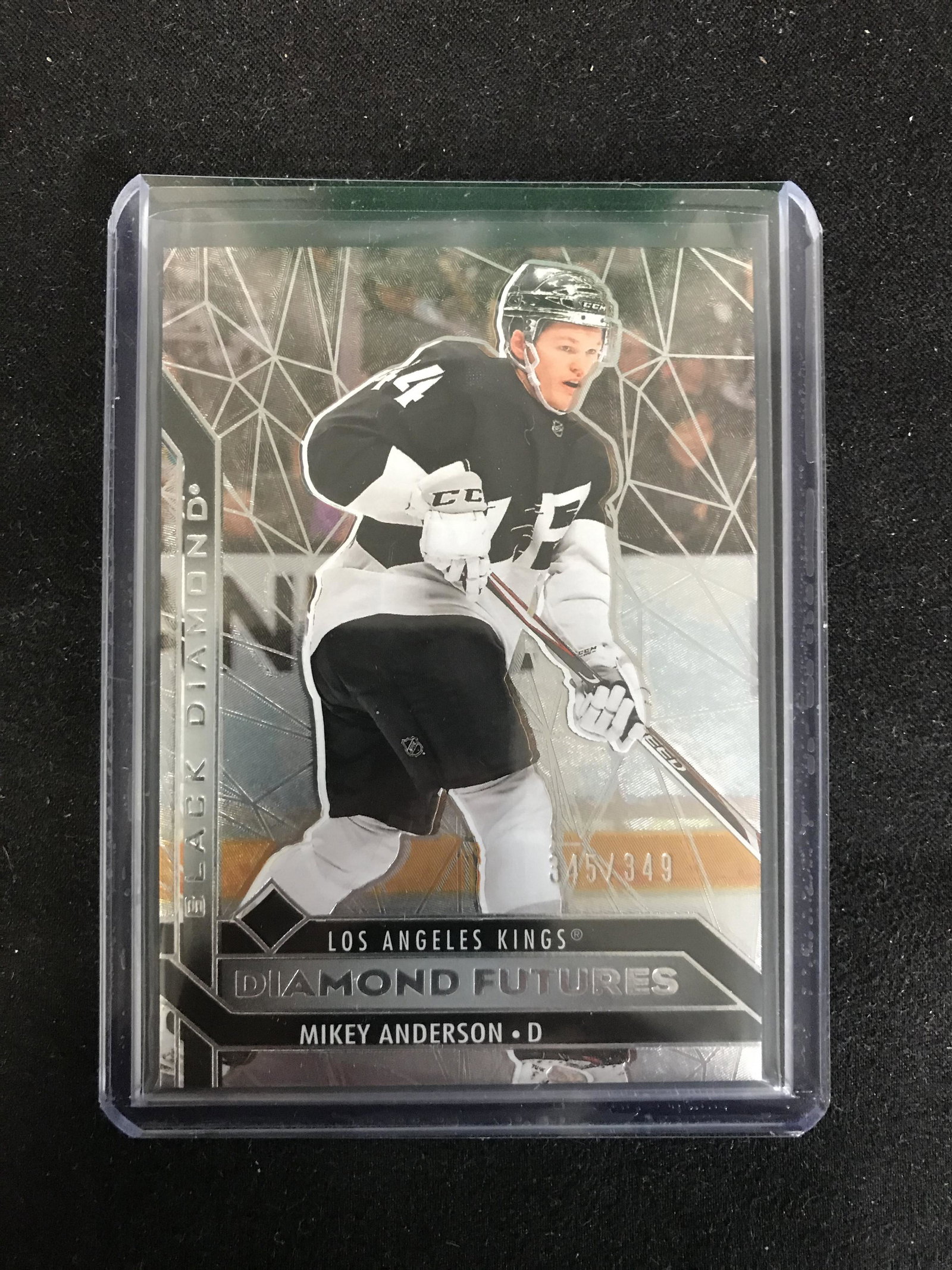2020-21 Black Diamond Mikey Anderson Rookie Diamond: 2020-21 Black Diamond Mikey Anderson Rookie Diamond Futures 345/349 RC