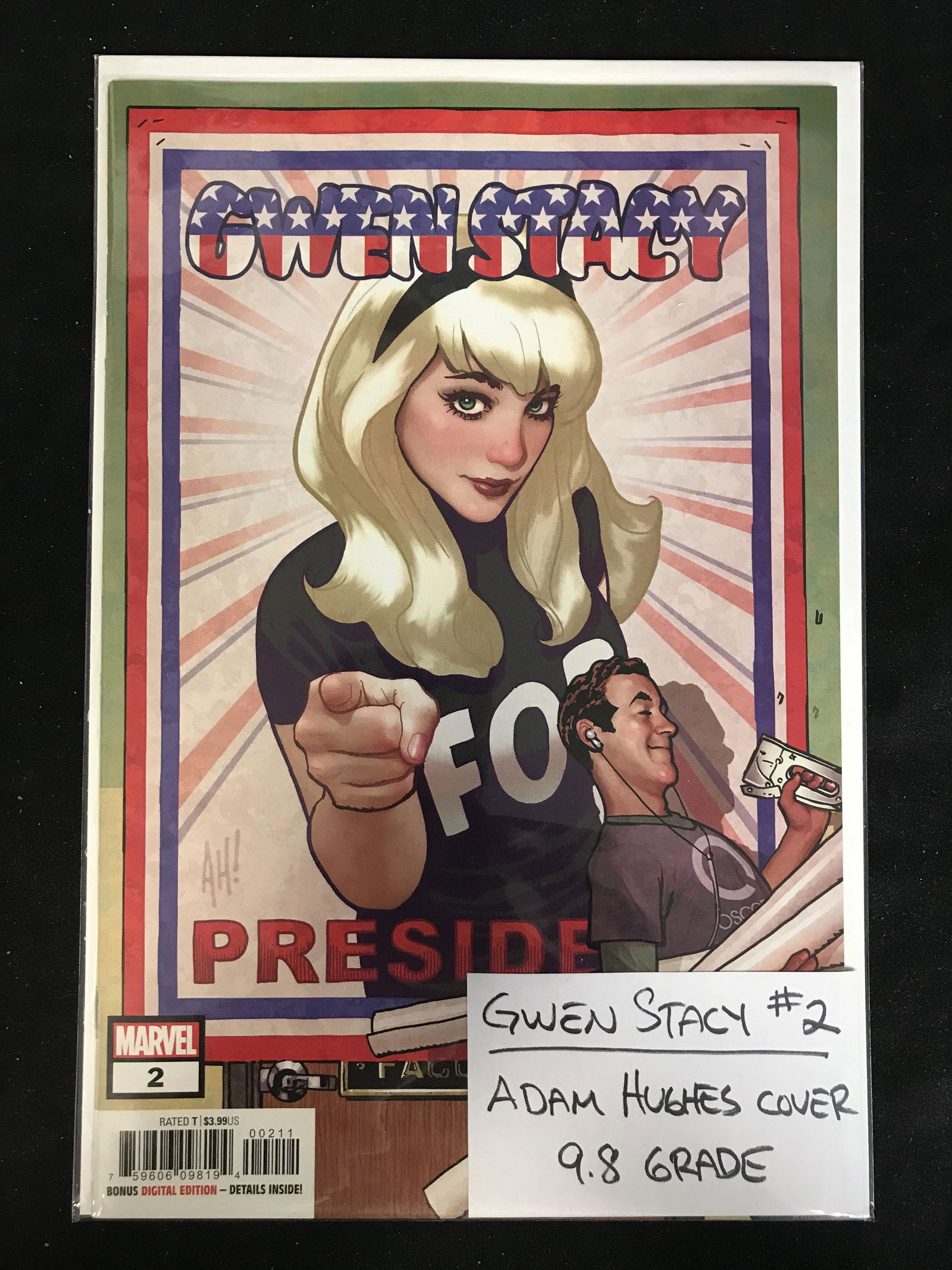 GWEN STACY #2 (MARVEL VARIANT) Adam Hughes Cover (1 of 1)