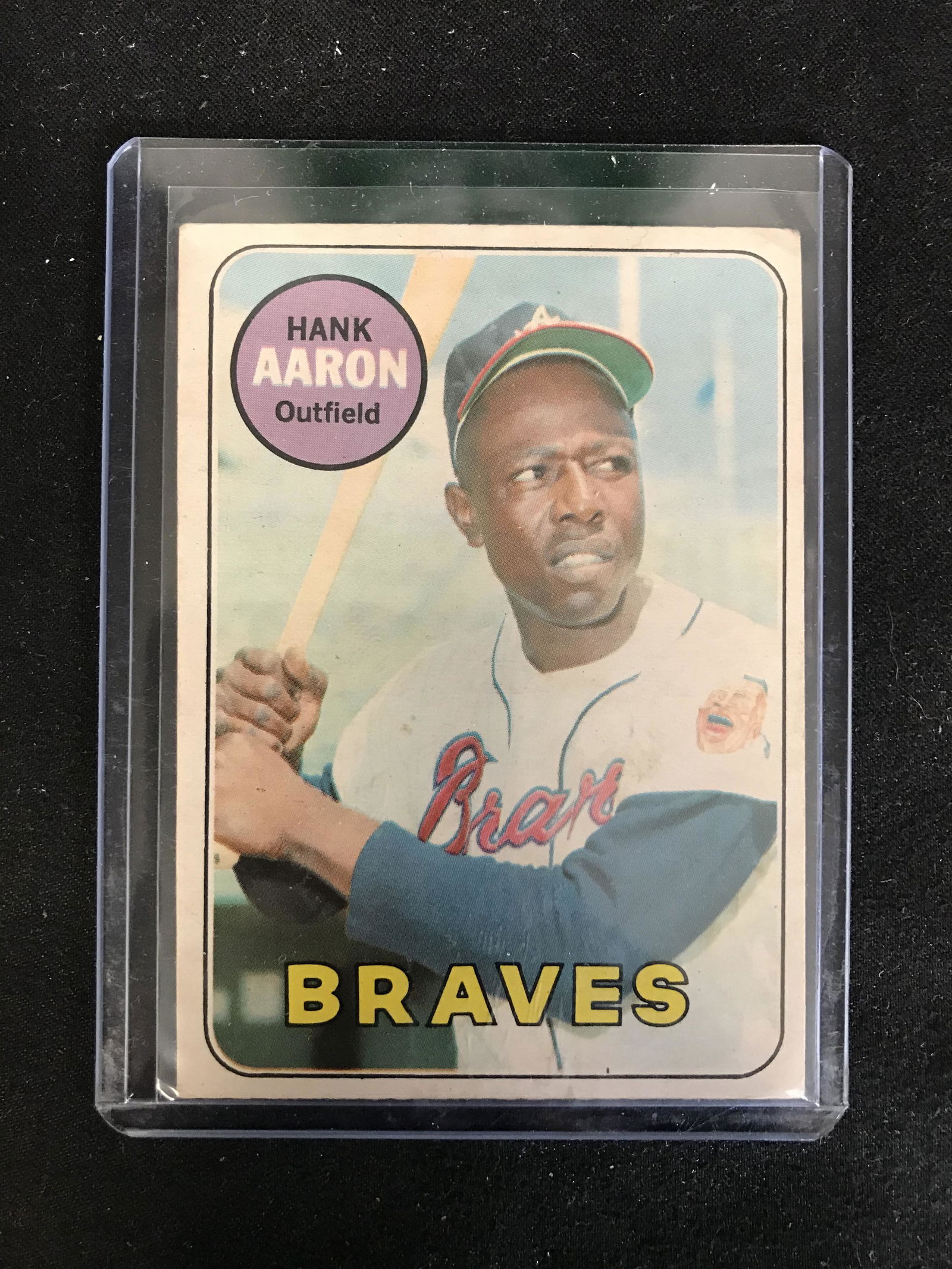 1969 Topps #100 Hank Aaron (1 of 2)