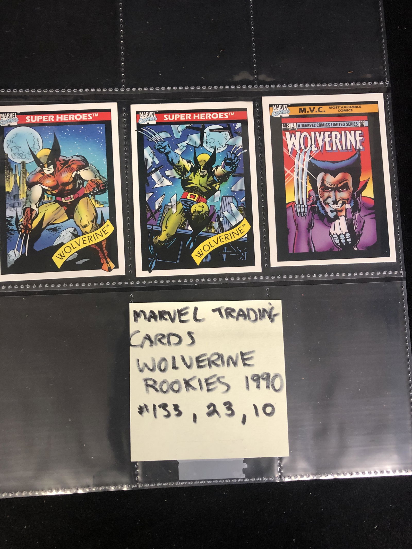MARVEL TRADING CARDS (WOLVERINE ROOKIES 1990) (1 of 1)