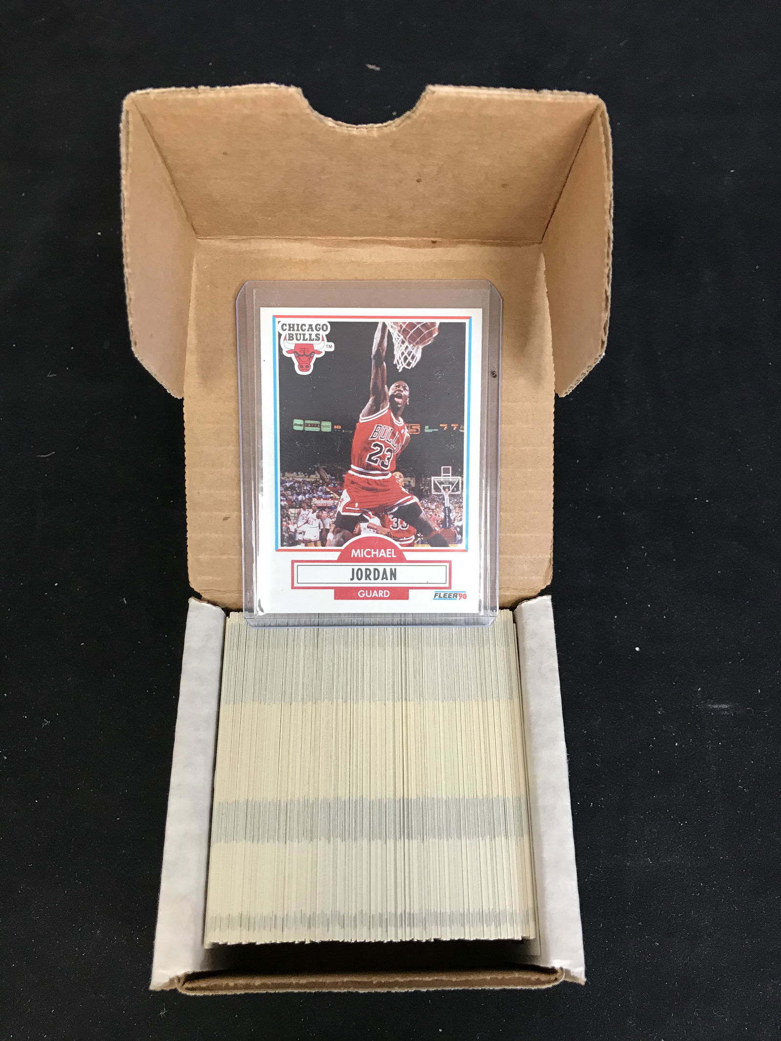 1990 FLEER BASKETBALL COMPLETE SET (190) W/MICHAEL (1 of 3)