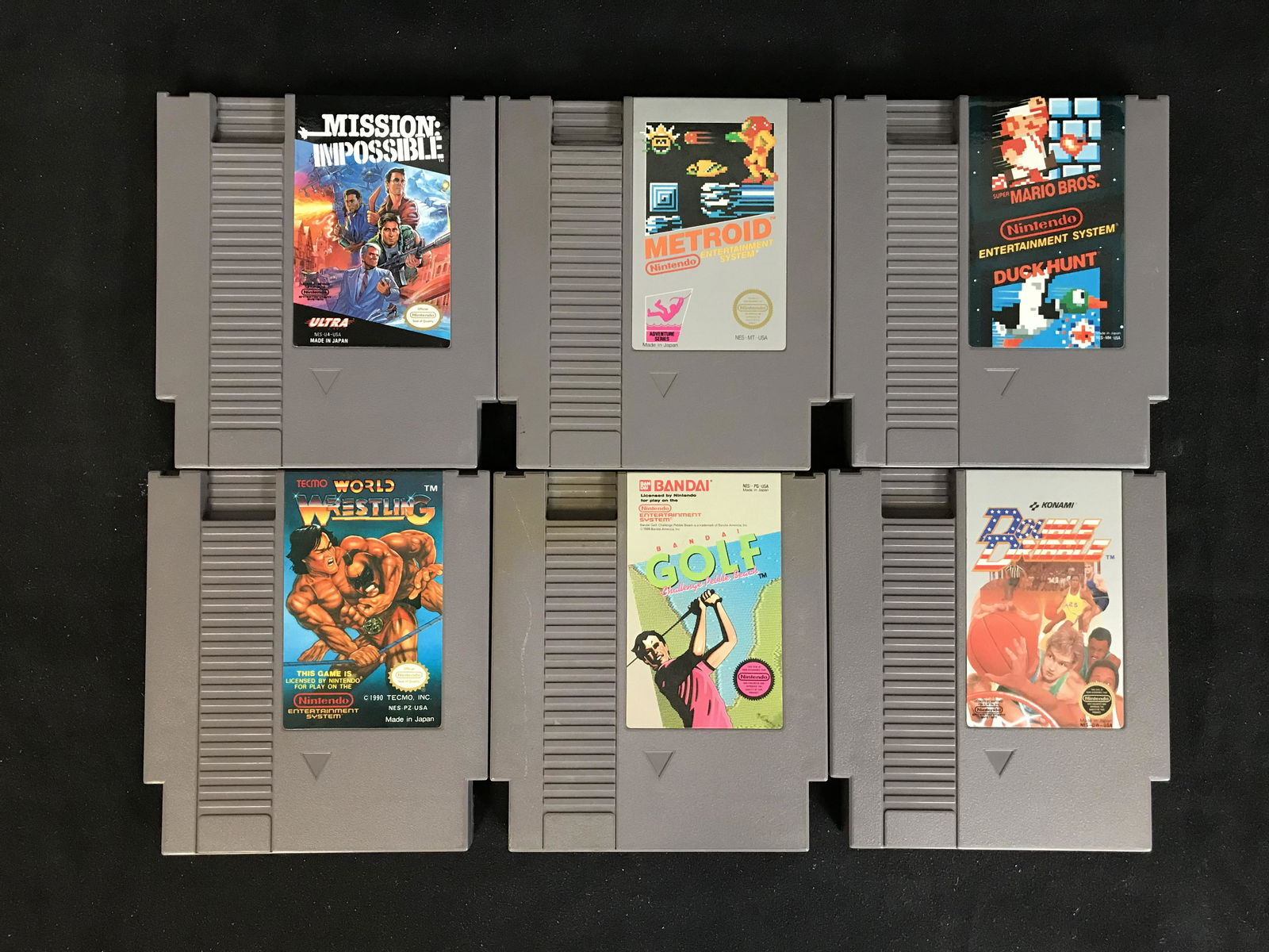 NINTENDO VIDEO GAME LOT (SUPER MARIO BROS, METROID, MIS (1 of 1)