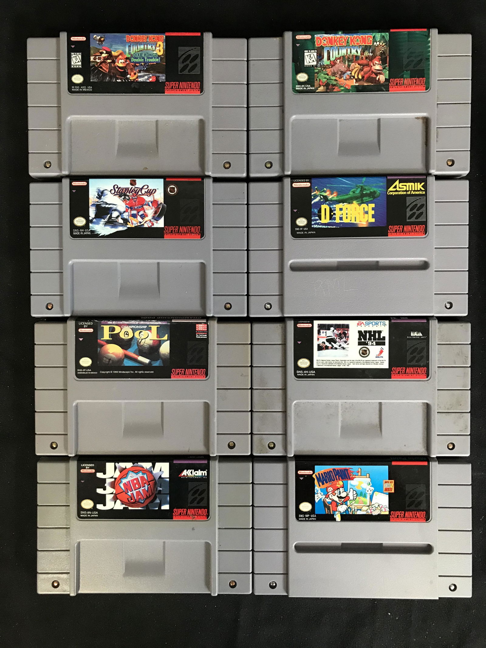 NINTENDO 64 VIDEO GAME LOT (DONKEY KONG COUNTRY, NHL 94 (1 of 1)