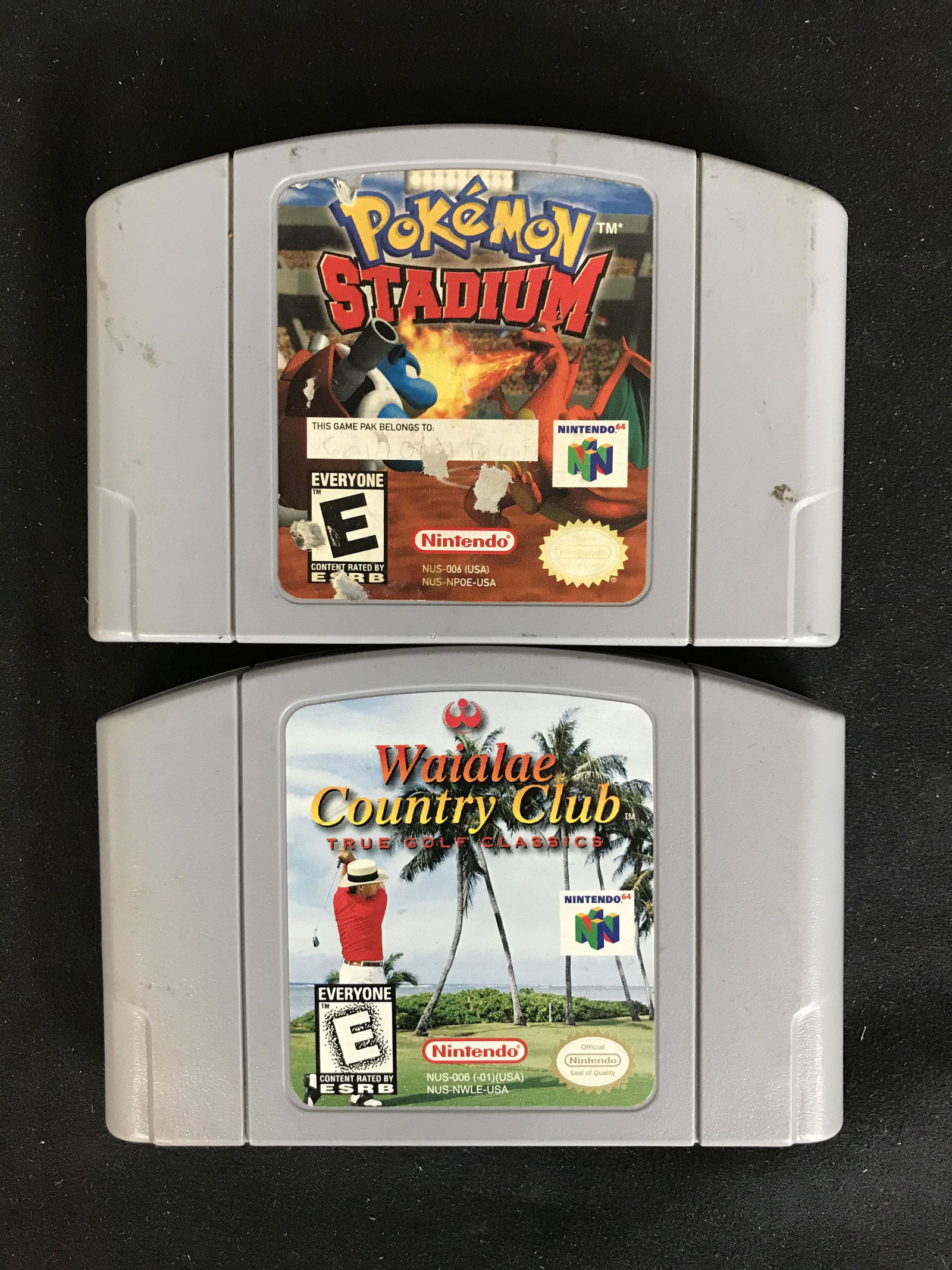 NINTENDO 64 VIDEO GAME LOT (POKEMON STADIUM & WAIALAE C (1 of 1)
