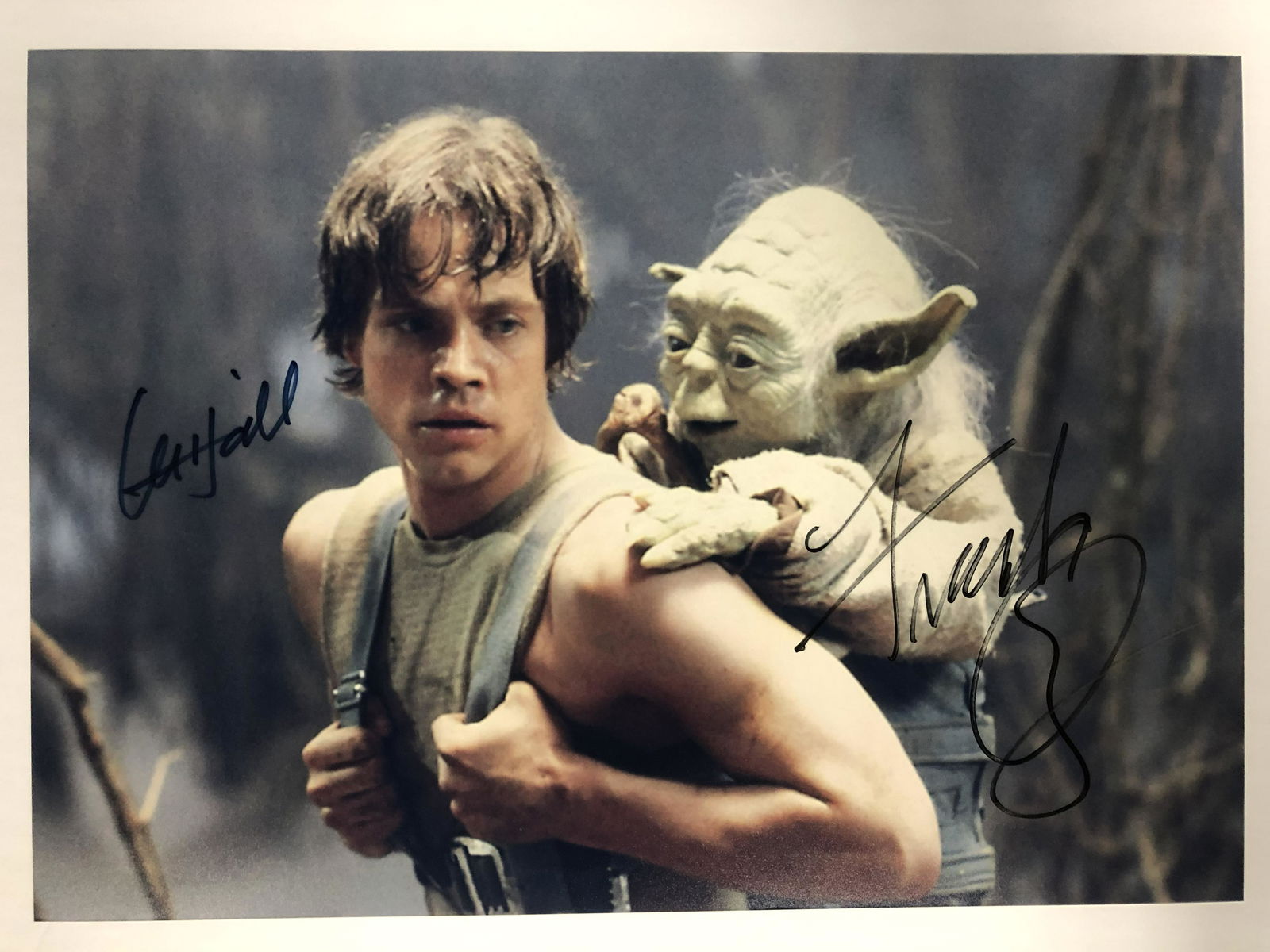 MARK HAMILL & FRANK OZ SIGNED 8X10 PHOTO (R.A. COA) (1 of 3)