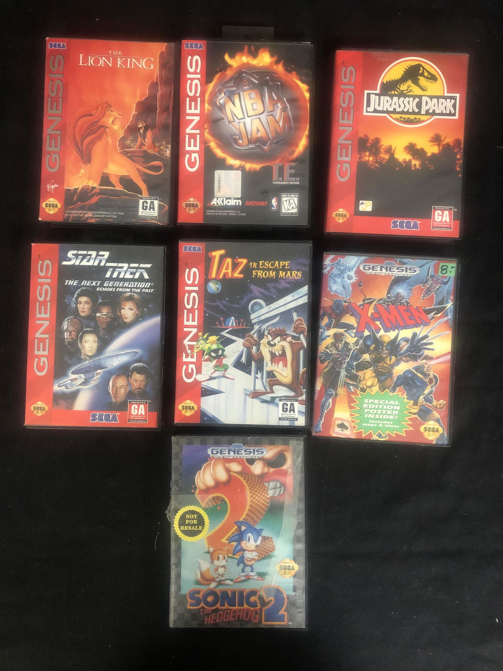 SEGA GENESIS VIDEO GAME LOT (1 of 5)