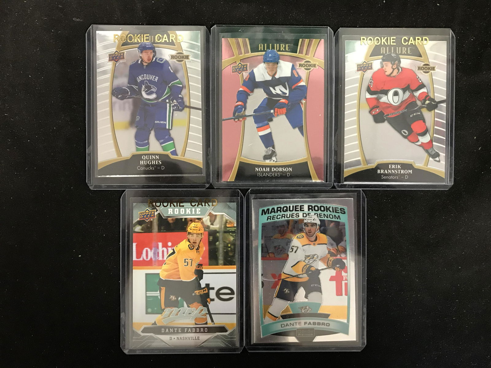 UPPER DECK HOCKEY ROOKIE CARD LOT (1 of 1)