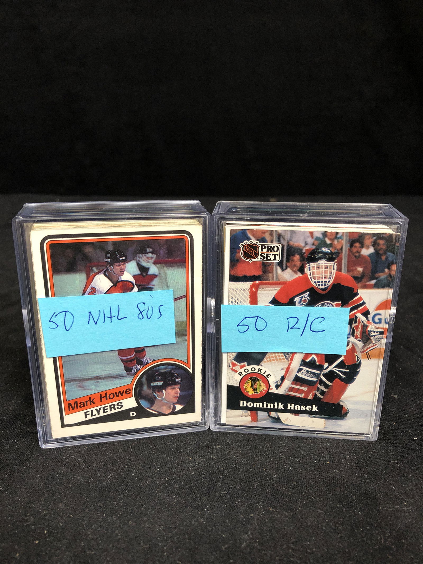 HOCKEY CARD LOT (50 1980s/ 50 ROOKIES) (1 of 2)