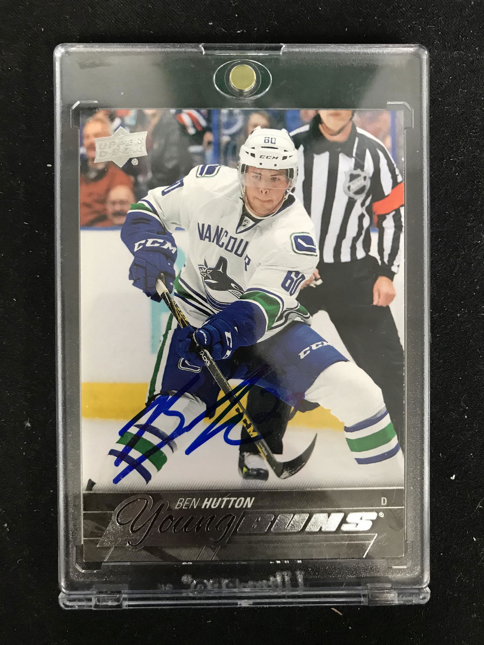 2015-16 Upper Deck Young Guns Ben Hutton Vancouver (1 of 2)