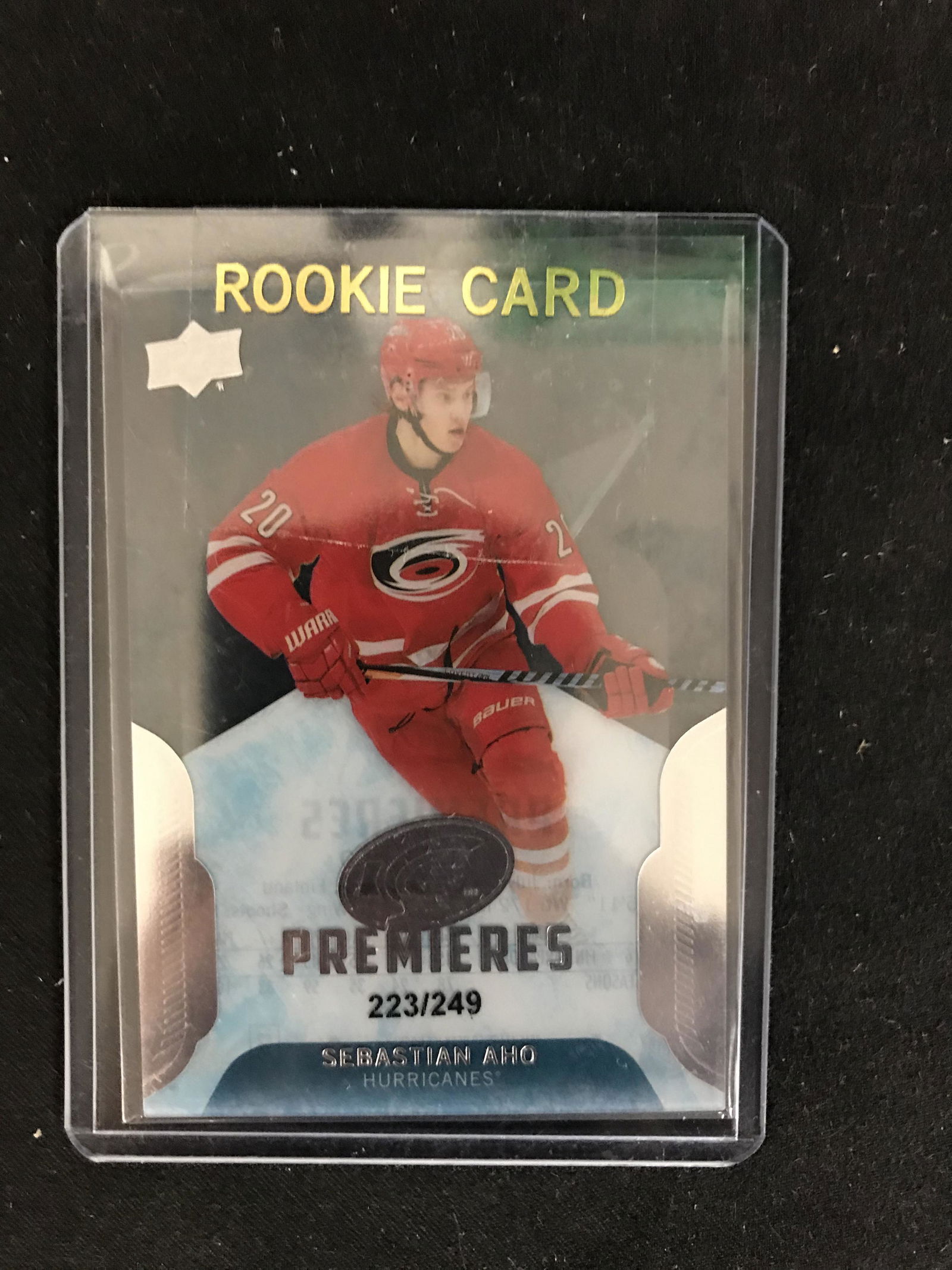 2016-17 Upper Deck Ice Premieres Level 2  Sebastian Aho (1 of 2)