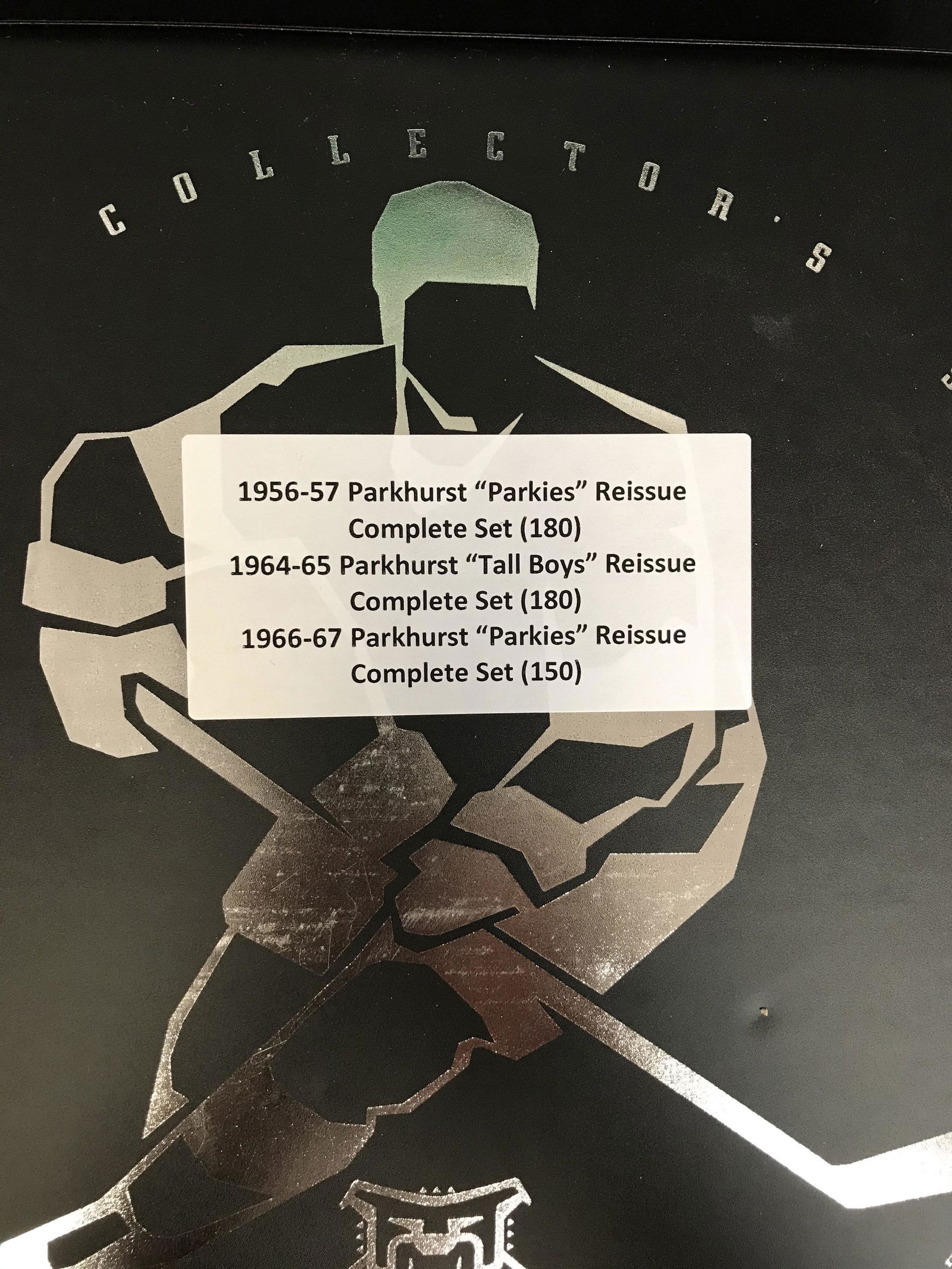 1956-57/ 1964-65/ 1966-67 "PARKIES" REISSUE HOCKEY CARD (1 of 3)