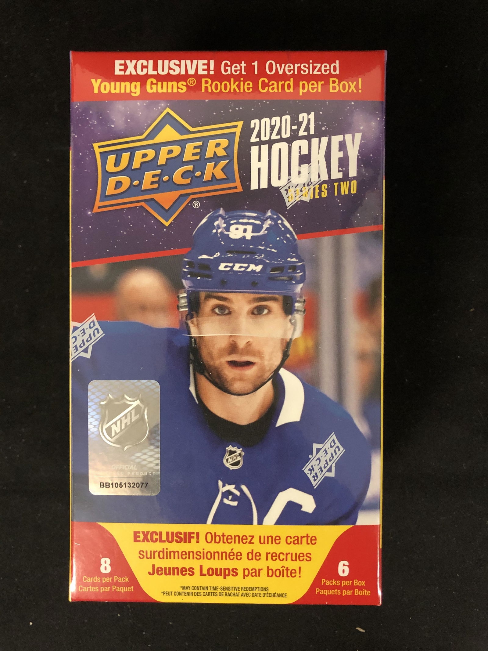 2020-21 Upper Deck Series 2 Hockey 6 Pack Blaster Box (1 of 1)