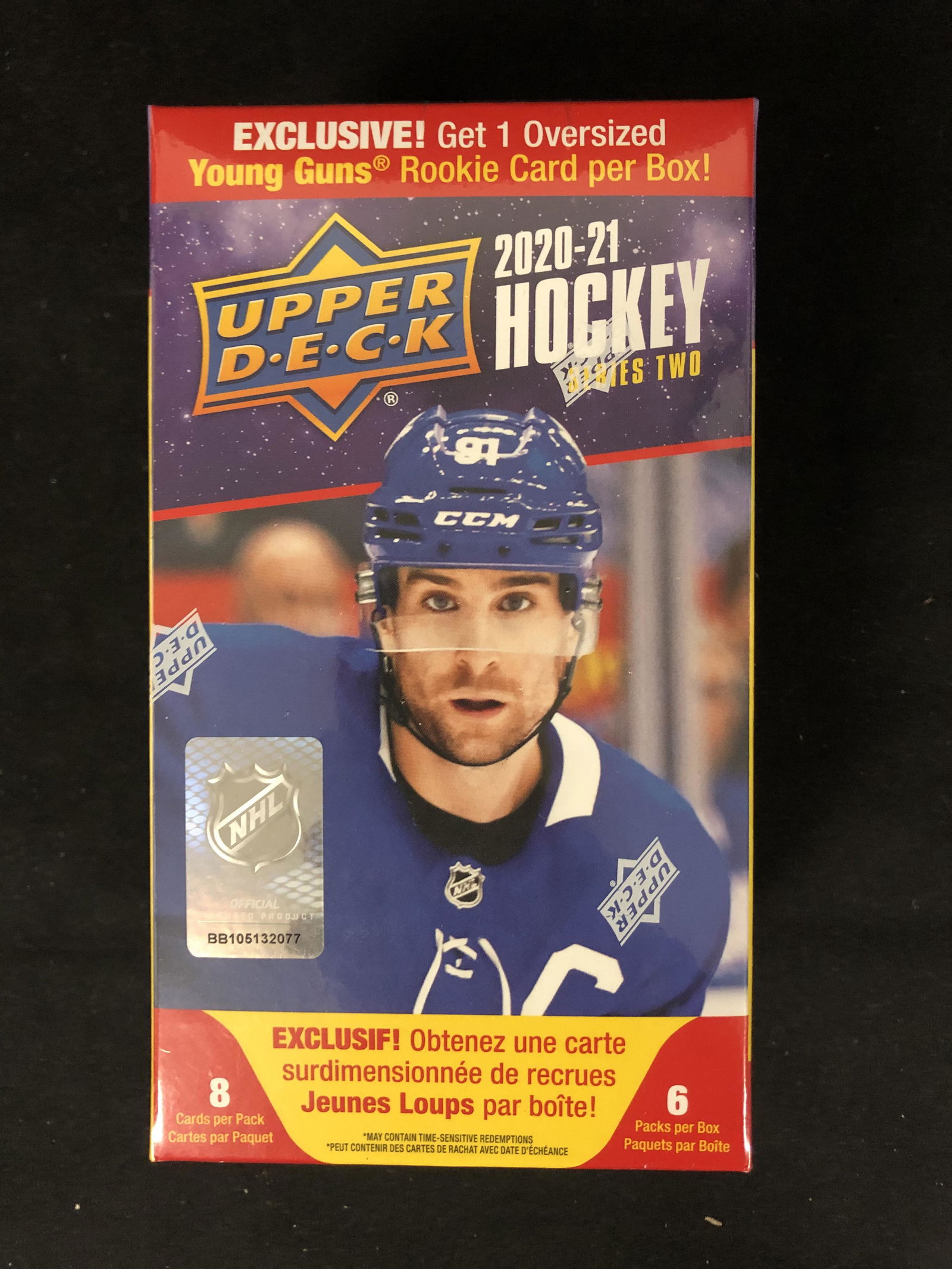 2020-21 Upper Deck Series 2 Hockey 6 Pack Blaster Box (1 of 1)