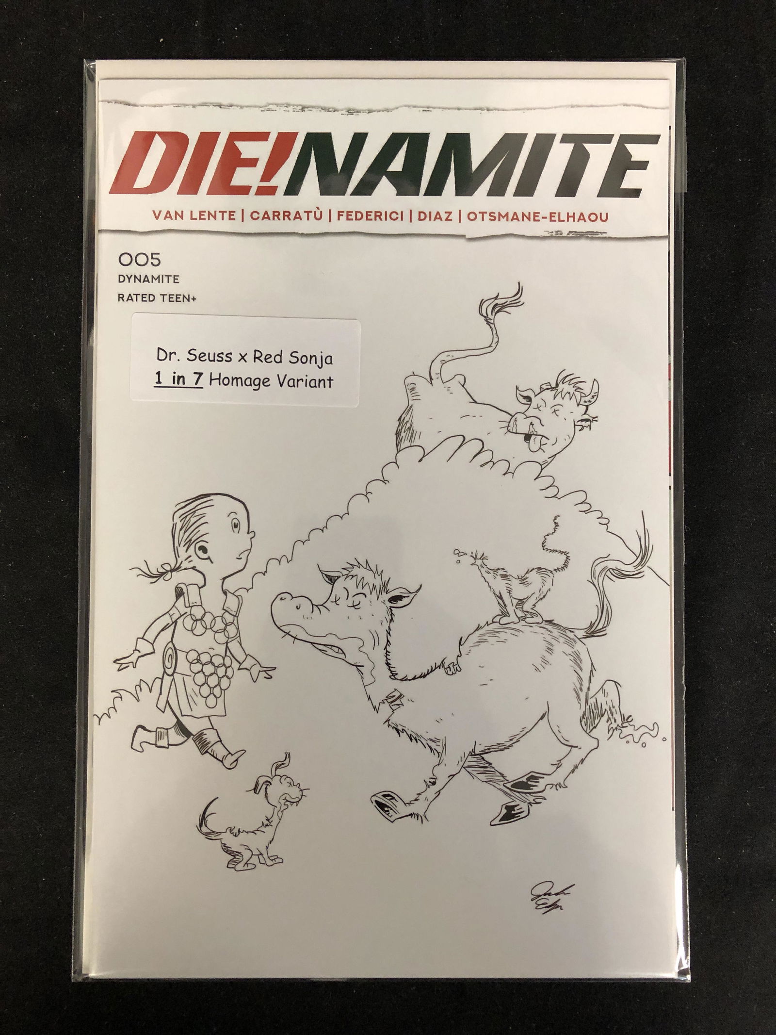 DIE!NAMITE #5 DR. SEUSS X RED SONJA (DYNAMITE COMICS) (1 of 1)