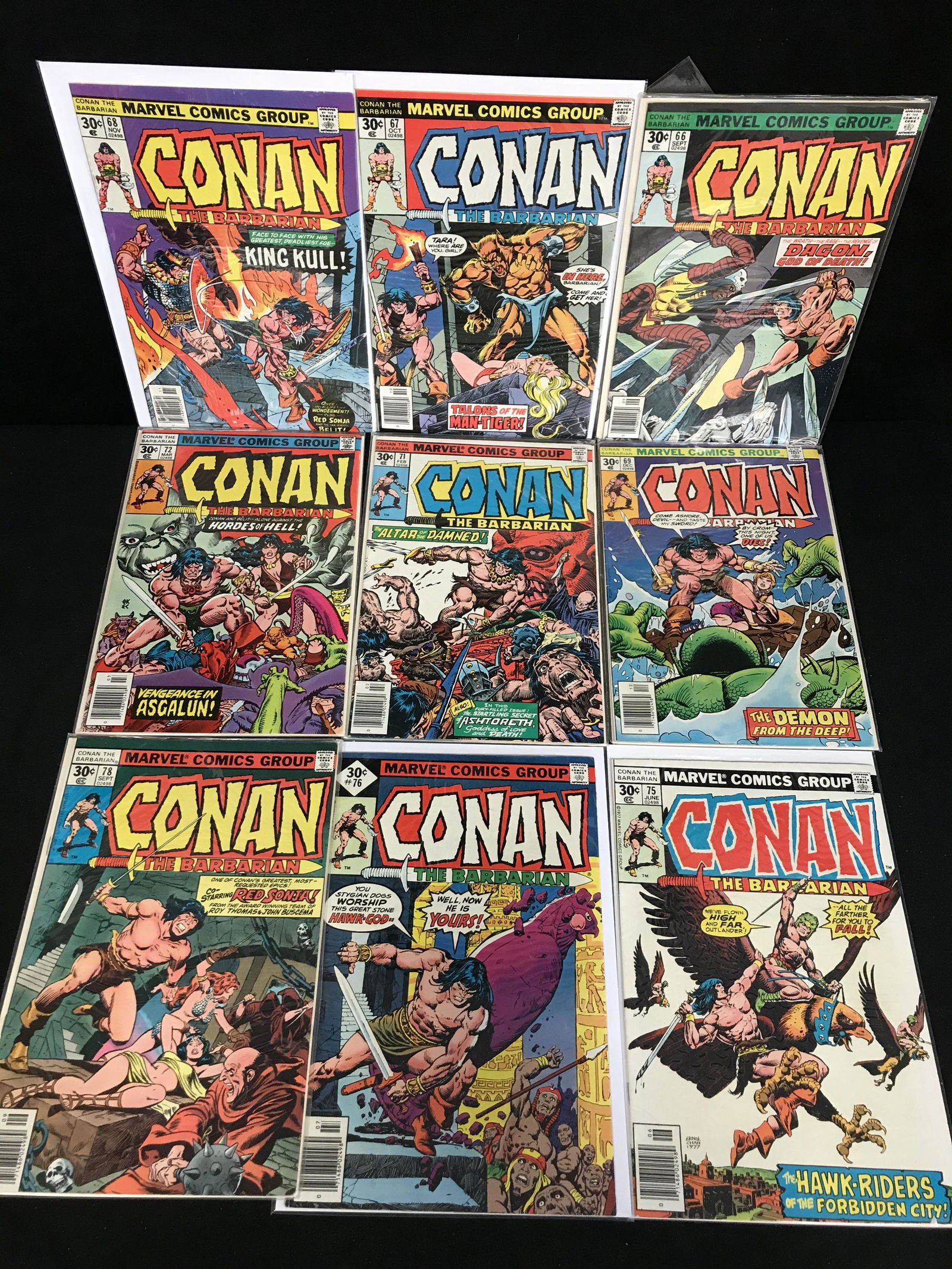 ASSORTED CONAN THE BARBARIAN COMIC BOOK LOT (1 of 1)