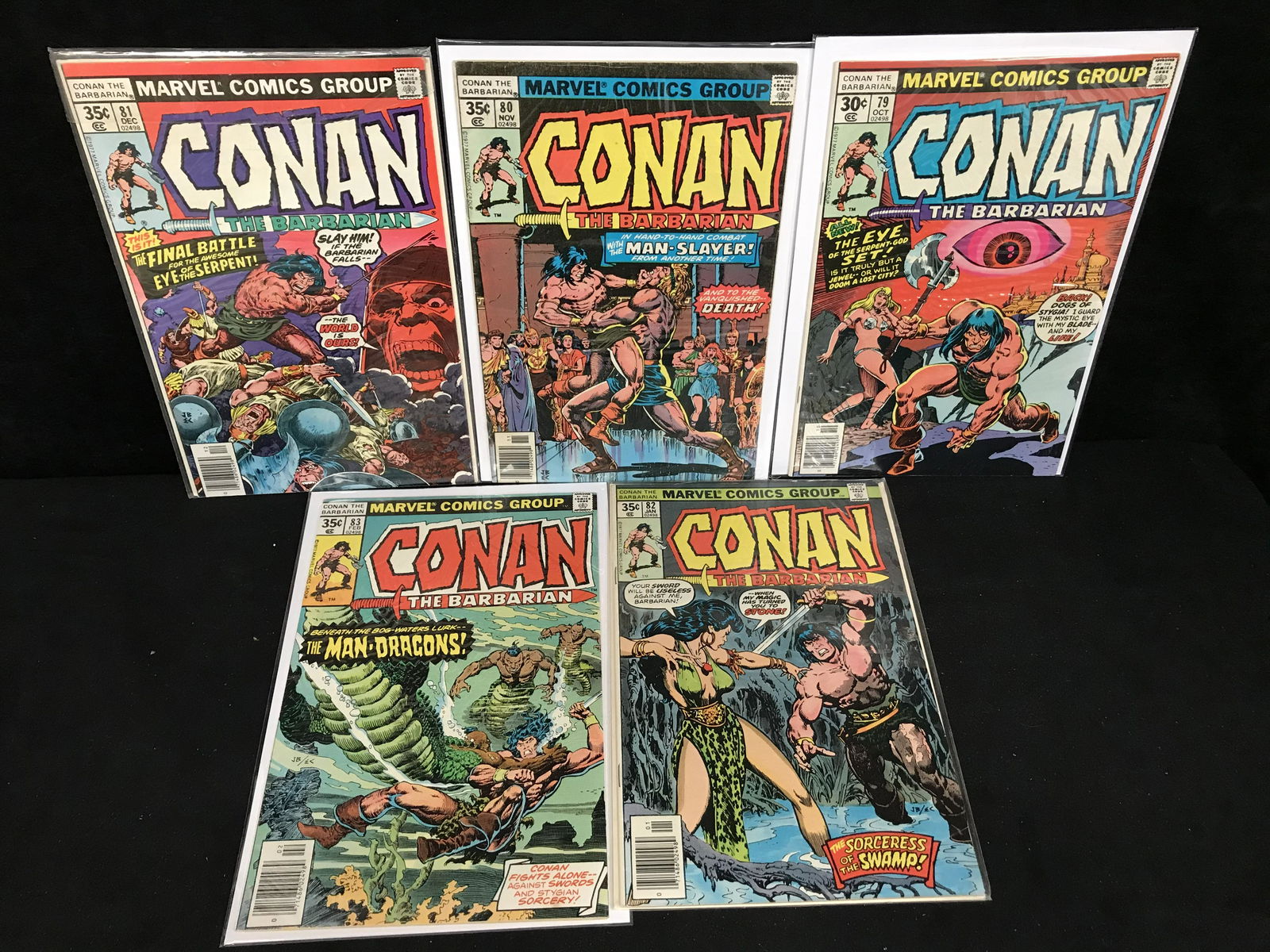 ASSORTED CONAN THE BARBARIAN COMIC BOOK LOT (1 of 1)