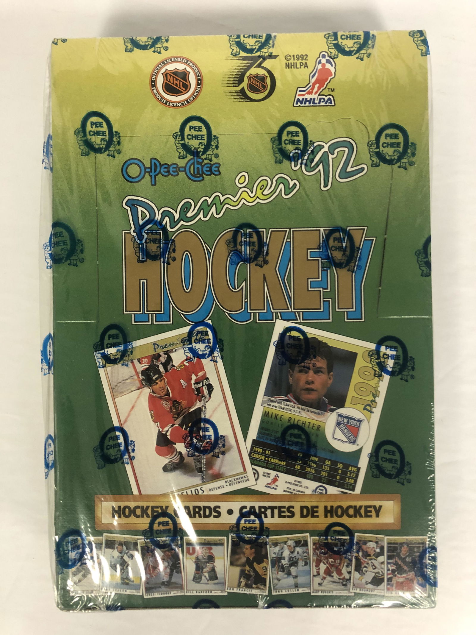 1992 O-PEE-CHEE PREMIER HOCKEY BOX (SEALED) (1 of 1)