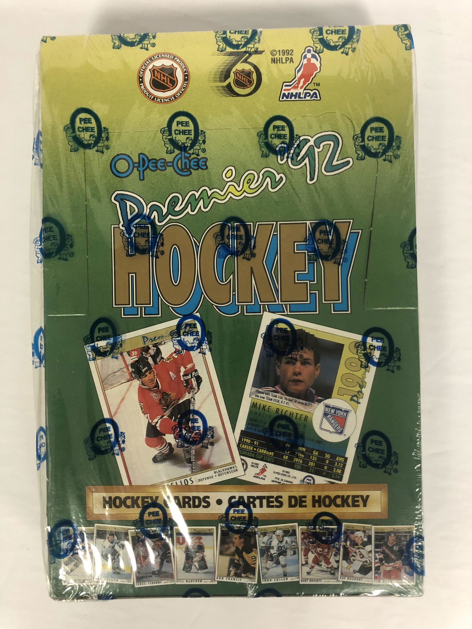 1992 O-PEE-CHEE PREMIER HOCKEY BOX (SEALED) (1 of 1)