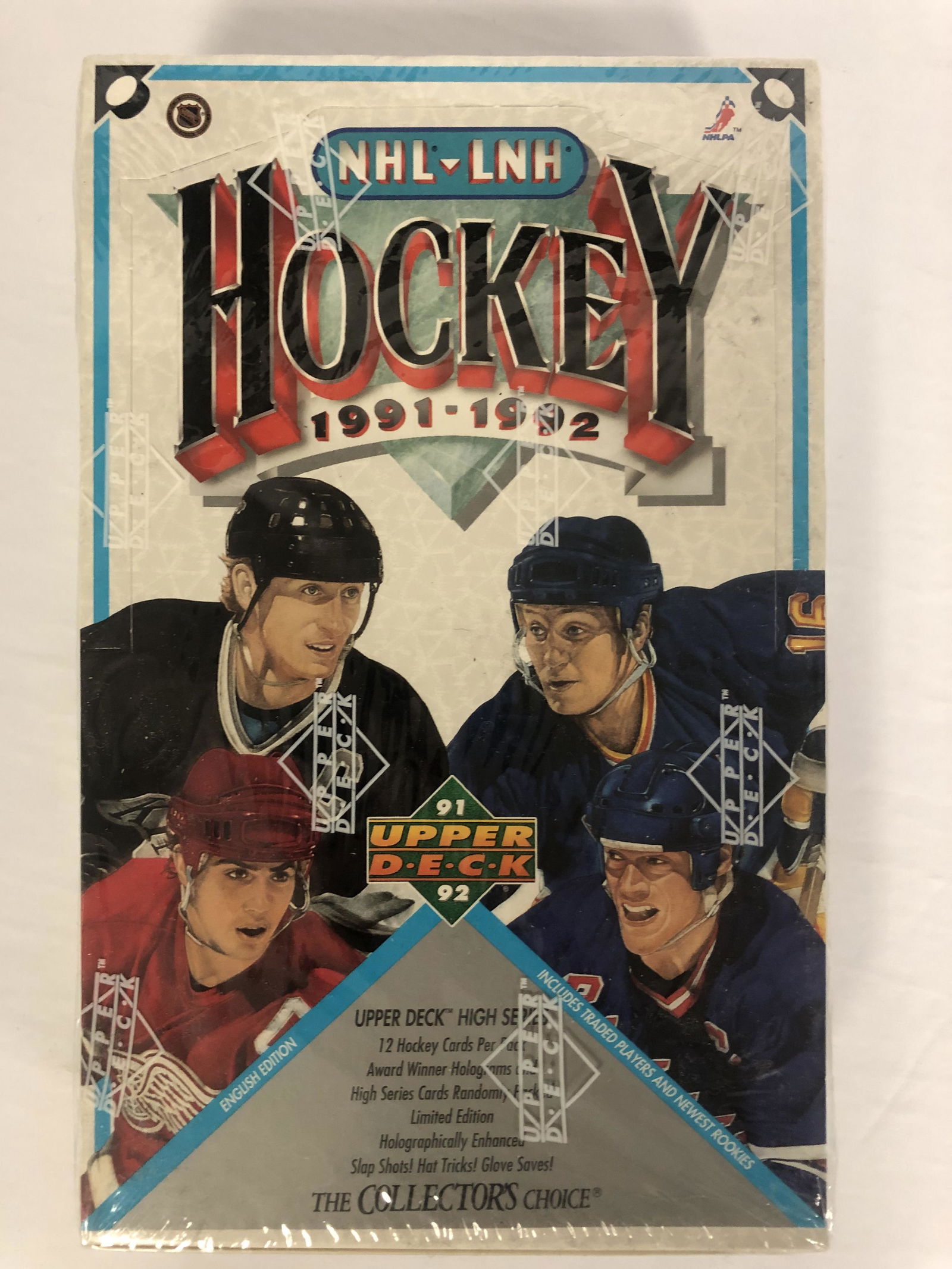 1991-92 UPPER DECK HOCKEY HIGH NUMBER SERIES BOX (1 of 1)
