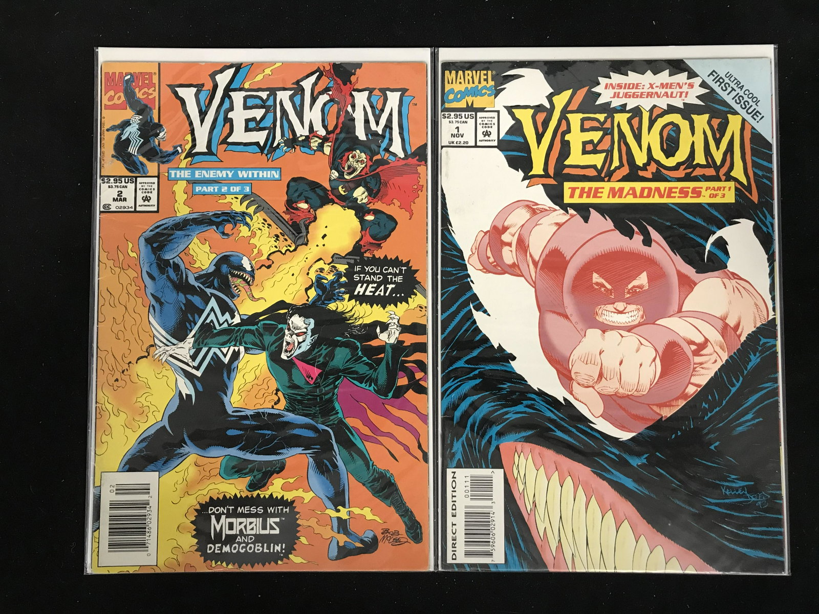 VENOM #1-2 (MARVEL COMICS): VENOM #1-2 (MARVEL COMICS)