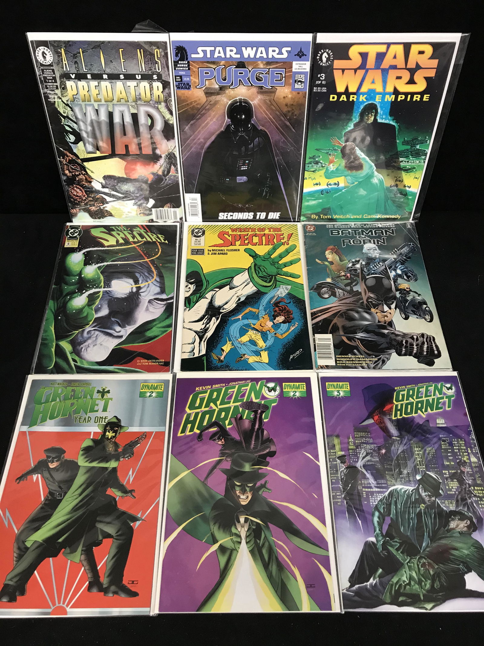 ASSORTED COMIC BOOK LOT (STAR WARS, SPECTRE, GREEN (1 of 1)