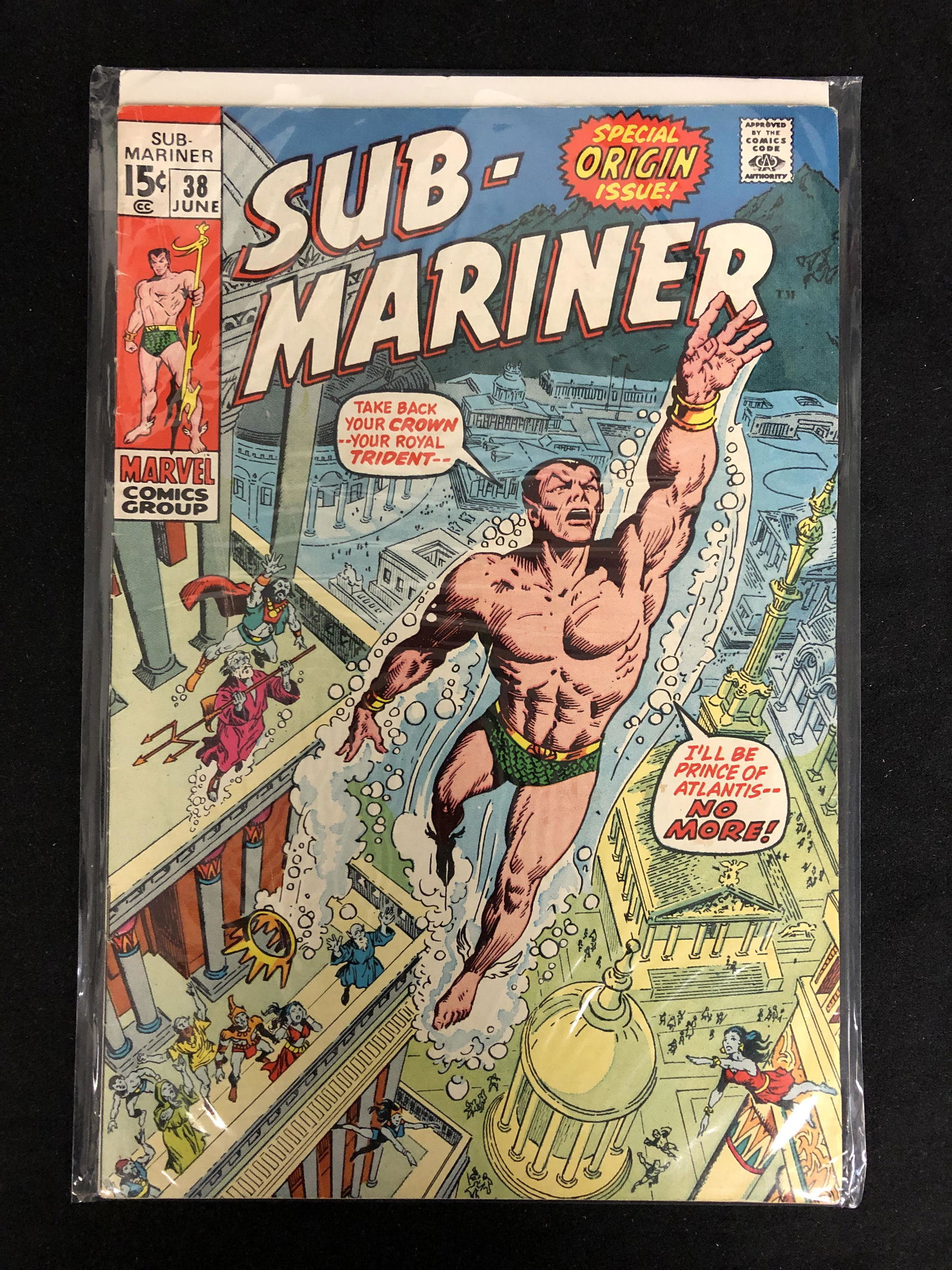 SUB-MARINER #38 (MARVEL COMICS) (1 of 1)