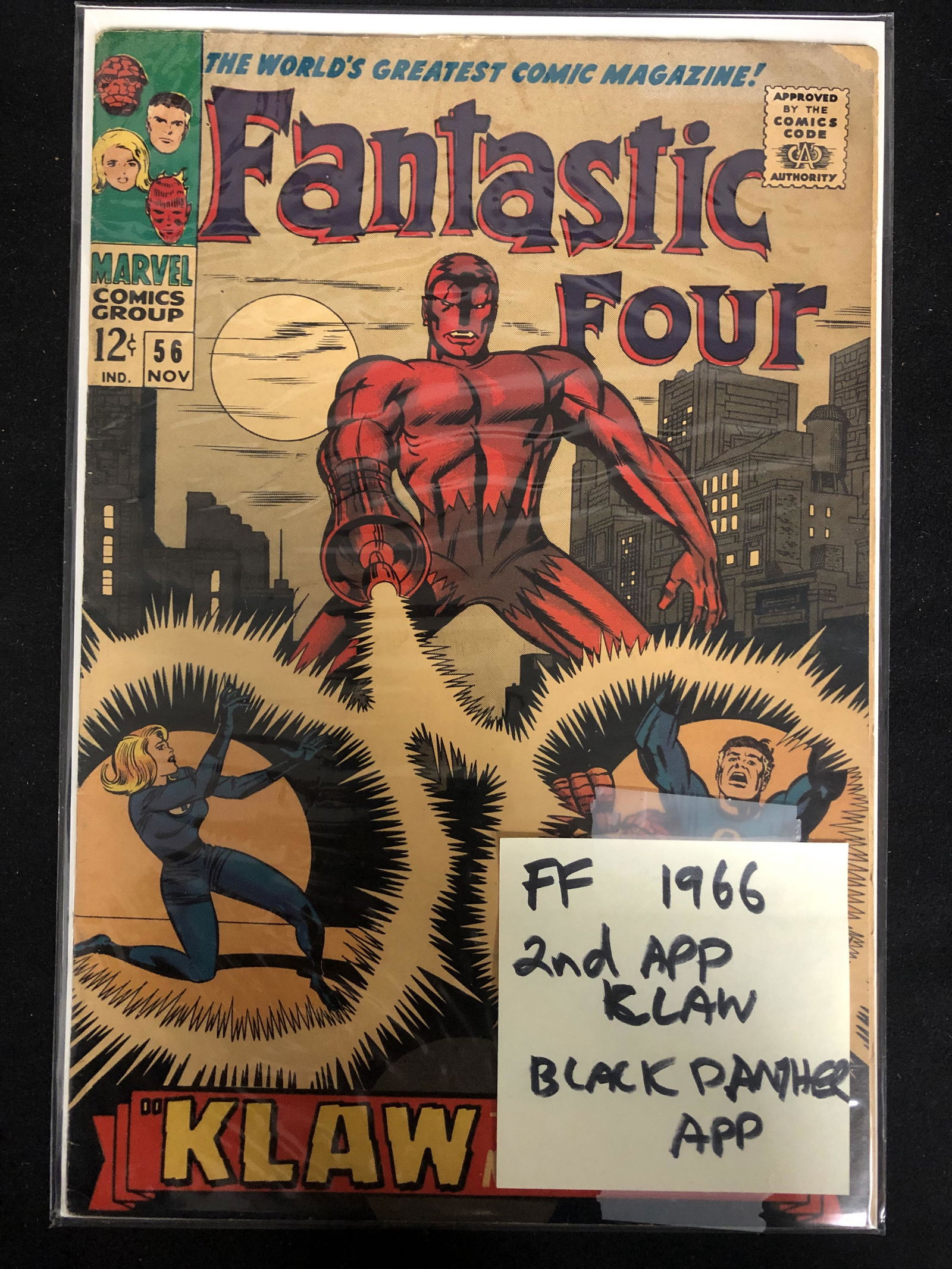 FANTASTIC FOUR #56 (MARVEL COMICS) 1966 (1 of 1)