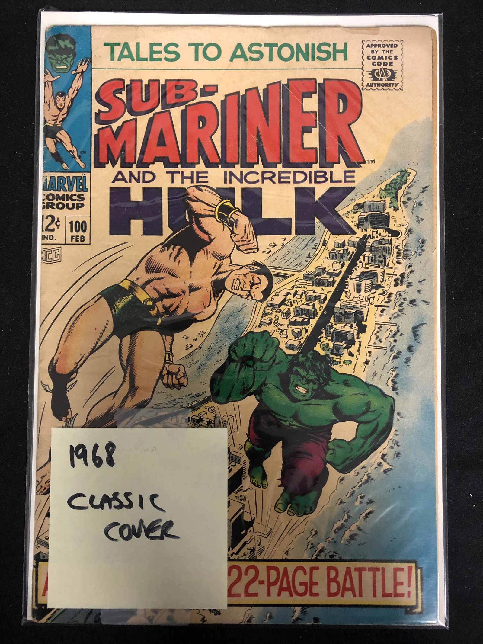 SUB-MARINER AND THE INCREDIBLE HULK #100 (MARVEL (1 of 1)