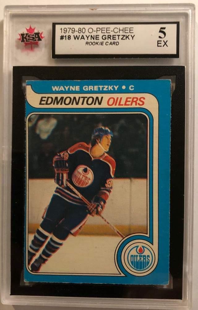 1979 O-PEE-CHEE #18 WAYNE GRETZKY RC (5 EX) (1 of 2)
