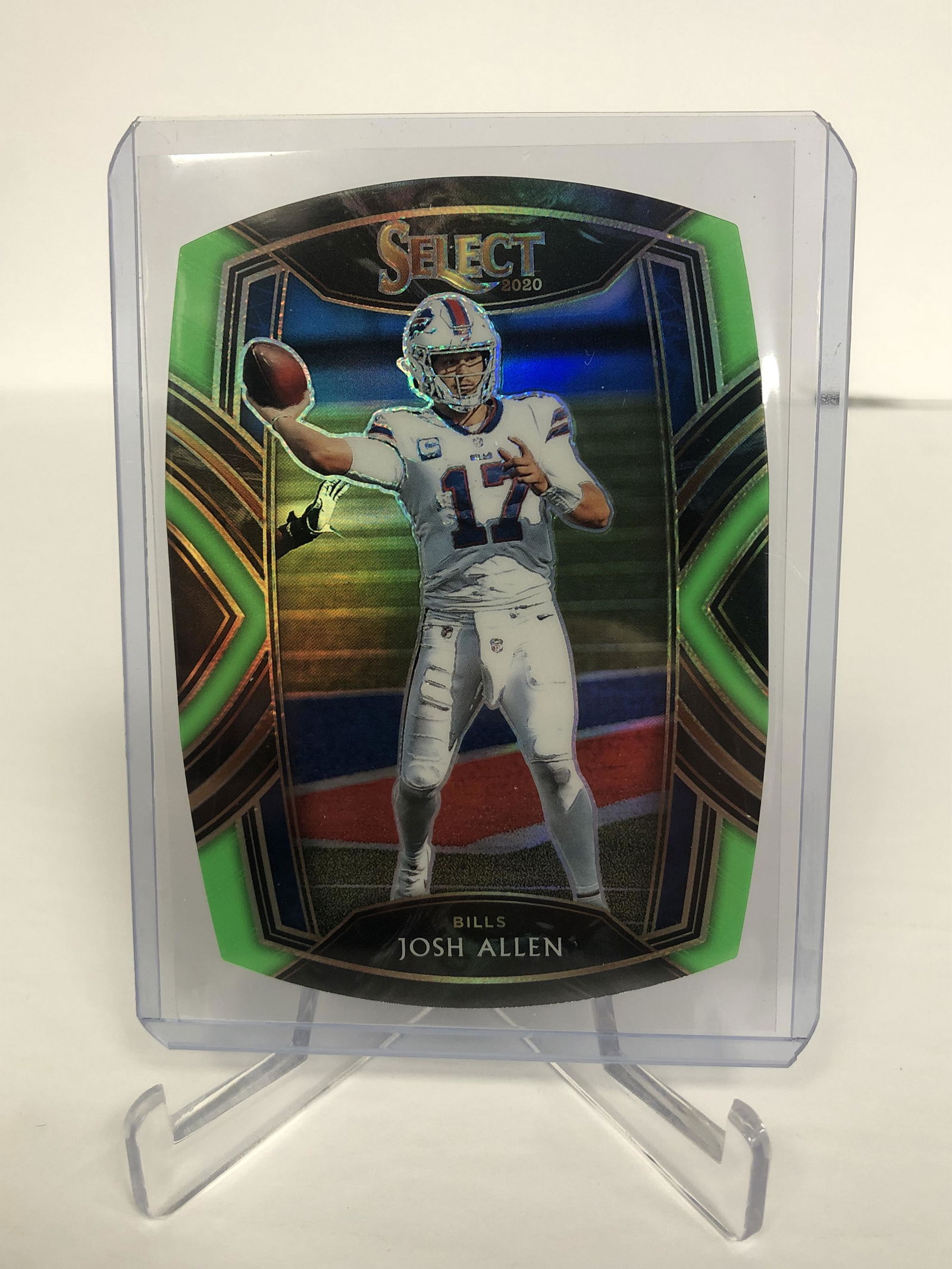 2020 PANINI SELECT PRIZM FOOTBALL #222 JOSH ALLEN CLUB (1 of 2)