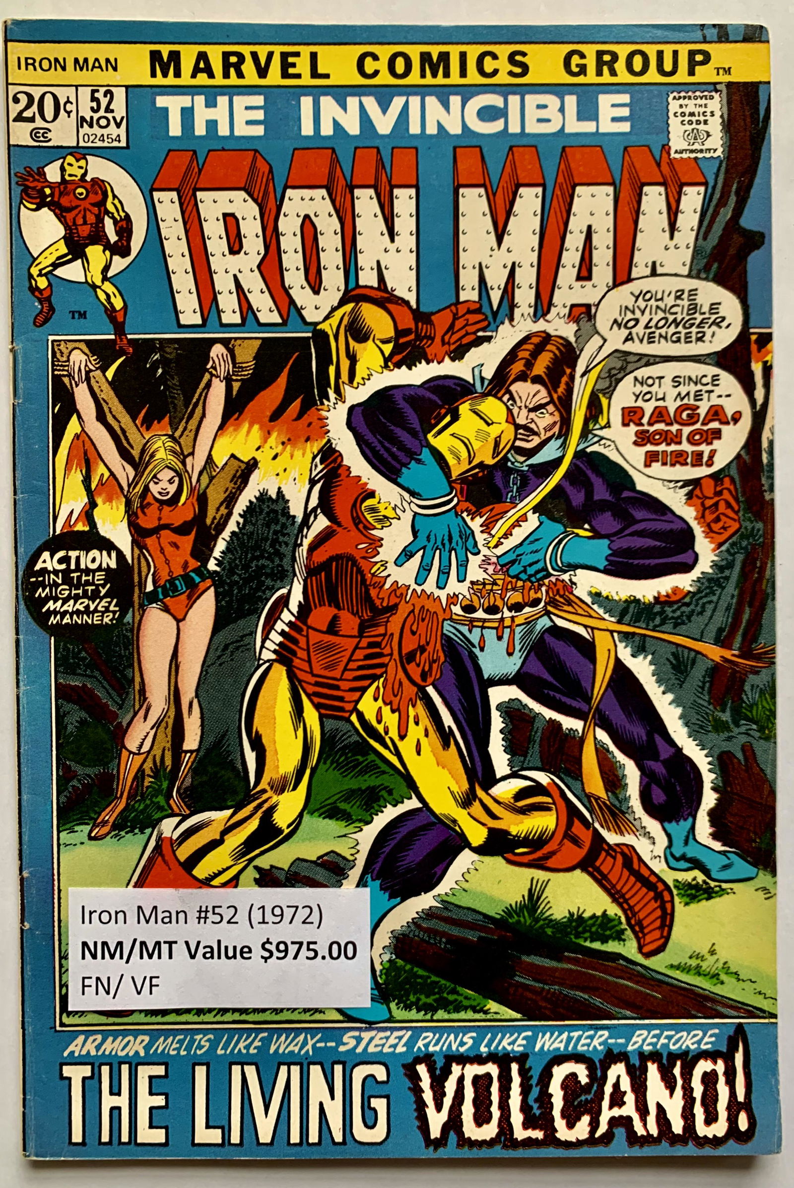 The Invincible IRON MAN #52 (MARVEL COMICS) 1972 (1 of 1)