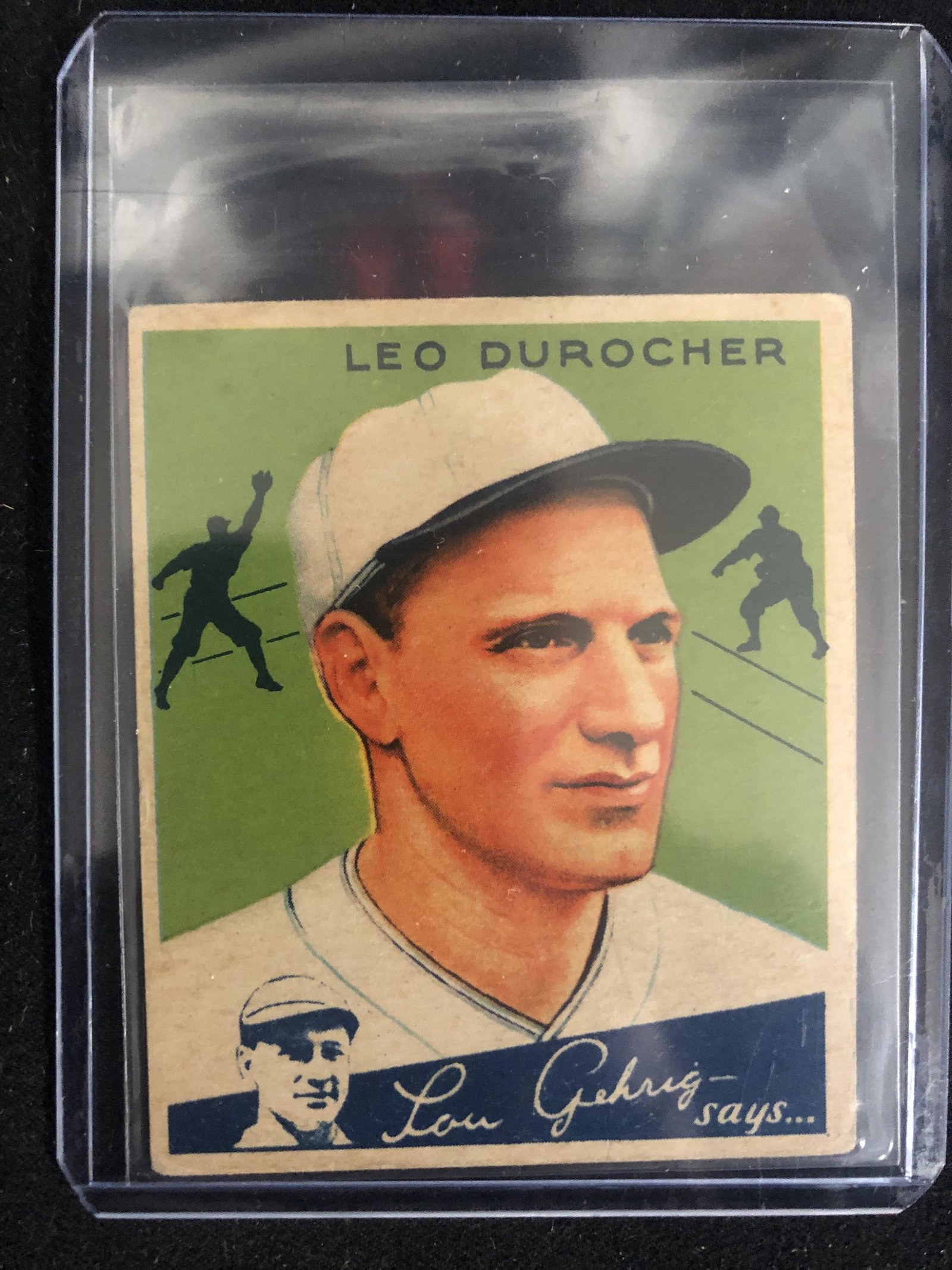 1934 V354 GOUDEY WORLD WIDE #69 LEO DUROCHER: 1934 V354 GOUDEY WORLD WIDE #69 LEO DUROCHER