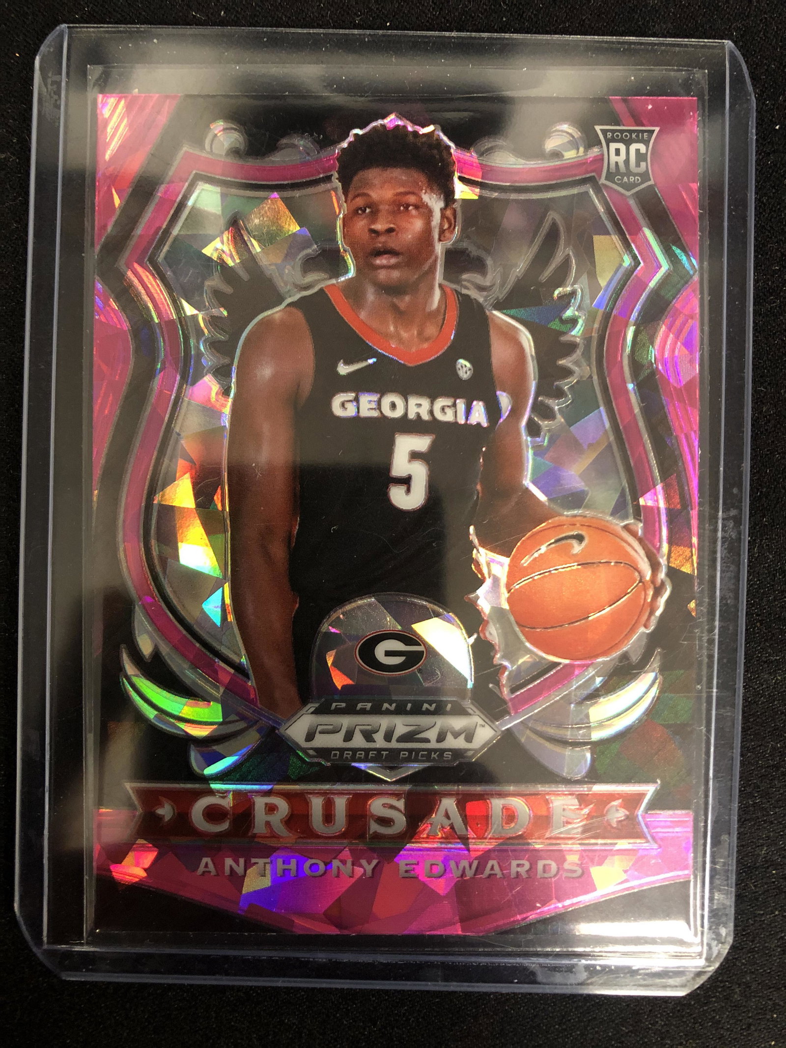 2020 PANINI PRIZM DRAFT PICKS #81 ANTHONY EDWARDS: 2020 PANINI PRIZM DRAFT PICKS #81 ANTHONY EDWARDS BASKETBALL CARD