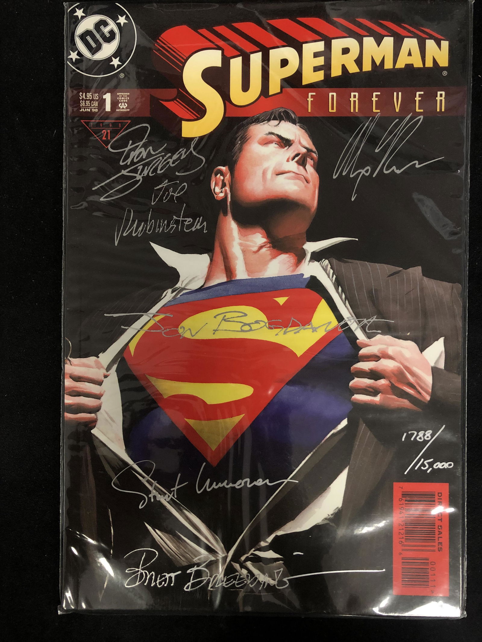 SUPERMAN FOREVER #1 (DC COMICS) w/ COA Signed by Alex (1 of 5)