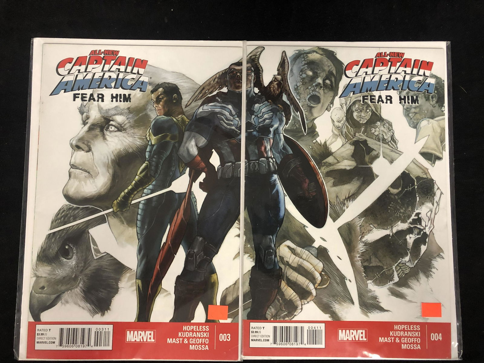 ALL NEW CAPTAIN AMERICA #3/ #4 CONNECTING VARIANT (1 of 1)