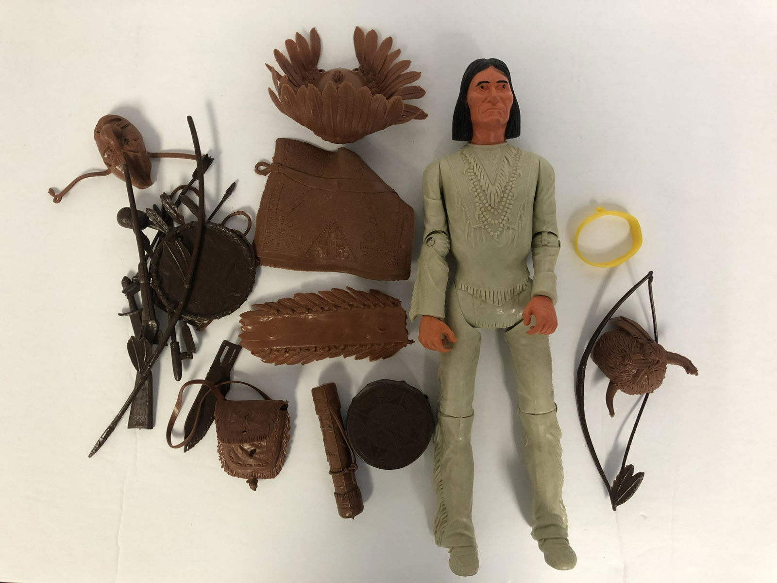 Johnny West Series Geronimo Indian Doll w/ Accessories (1 of 1)