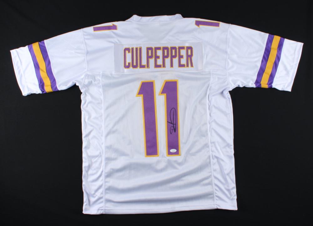 DANTE CULPEPPER SIGNED VIKINGS PRO STYLE JERSEY (JSA (1 of 4)