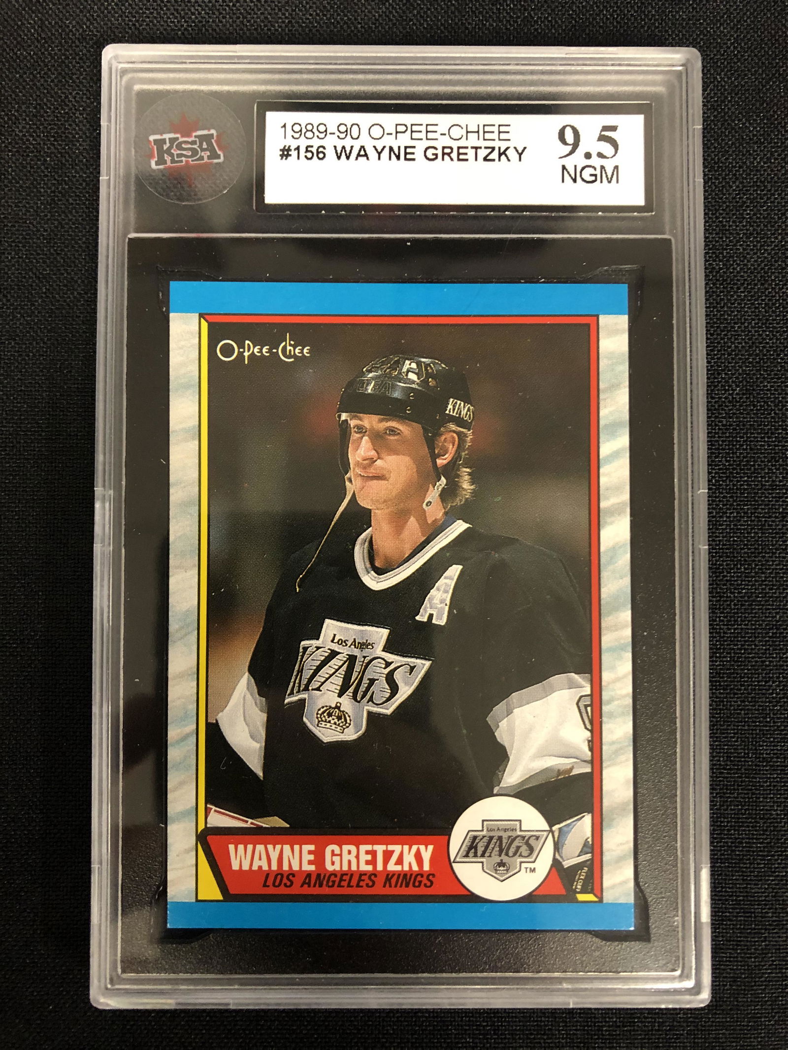 1989-90 O-PEE-CHEE #156 WAYNE GRETZKY (9.5 NGM) (1 of 1)