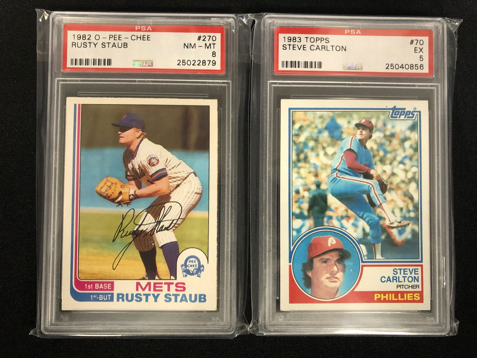 EARLY 1980s GRADED BASEBALL CARD LOT (RUSTY STAUB/ (1 of 1)