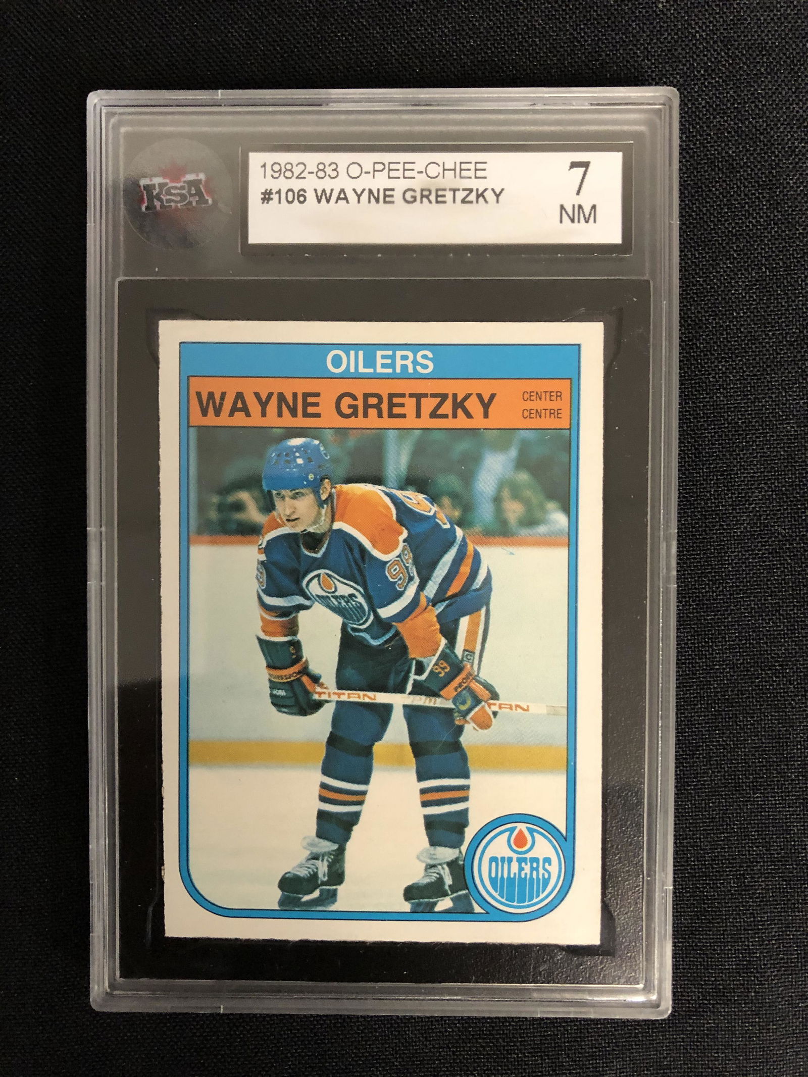 1982-83 O-PEE-CHEE #106 WAYNE GRETZKY (KSA 7) (1 of 1)