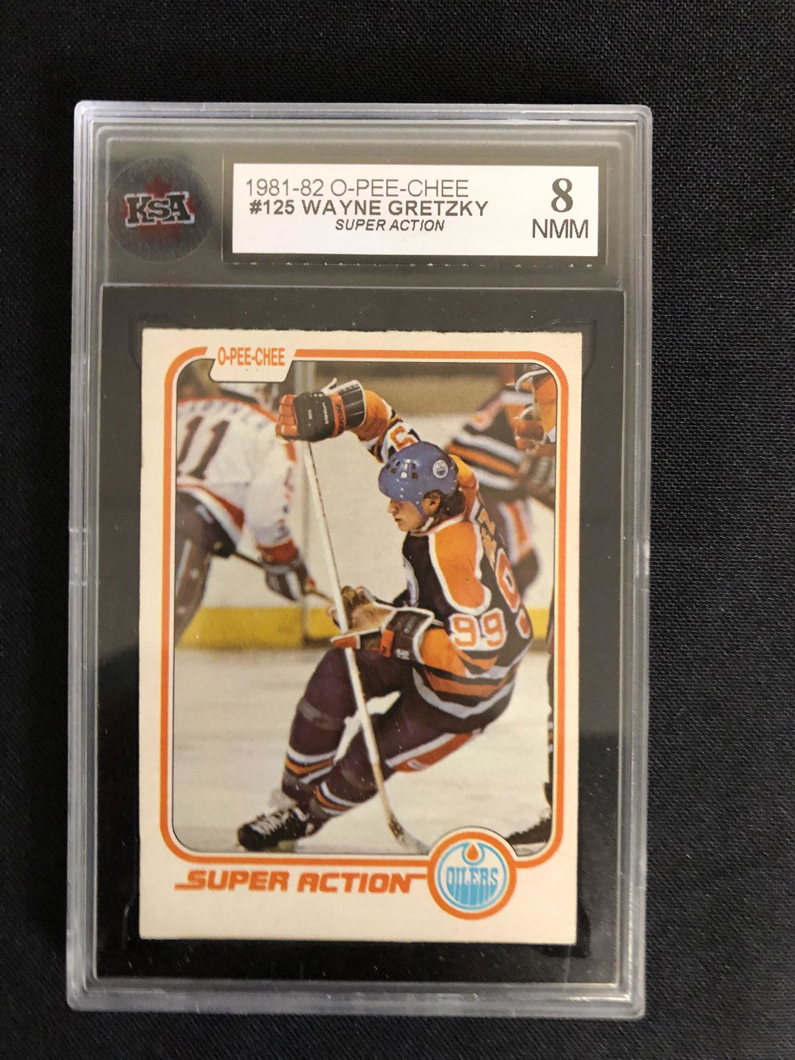 1981-82 O-PEE-CHEE #125 WAYNE GRETZKY (KSA 8) (1 of 1)