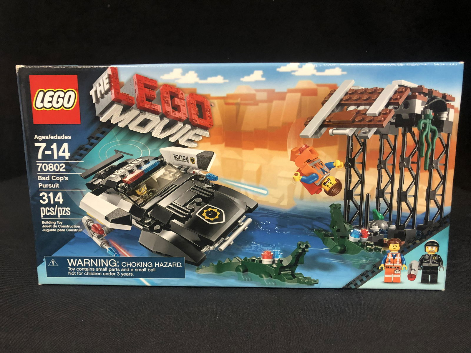 LEGO: THE LEGO MOVIE "BAD COP'S PURSUIT" BUILDING TOY: LEGO: THE LEGO MOVIE "BAD COP'S PURSUIT" BUILDING TOY 70802